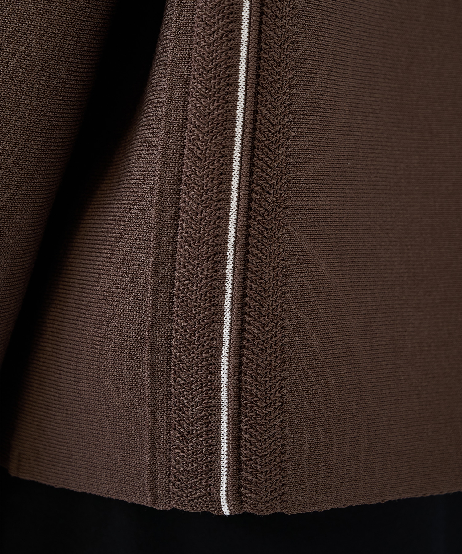 ラインニットシャツ WRAPINKNOT