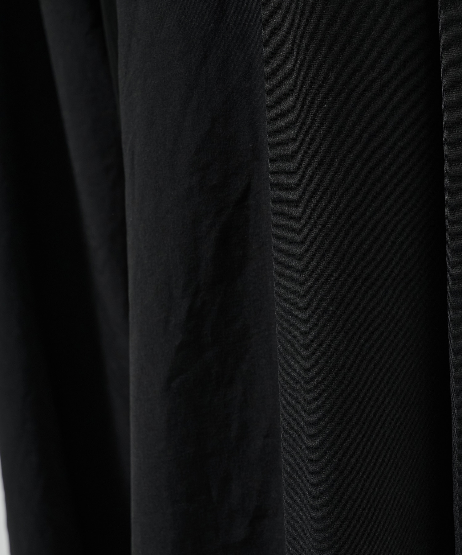 CREPE DE CHINE PLEATED WRAP PANTS GroundY