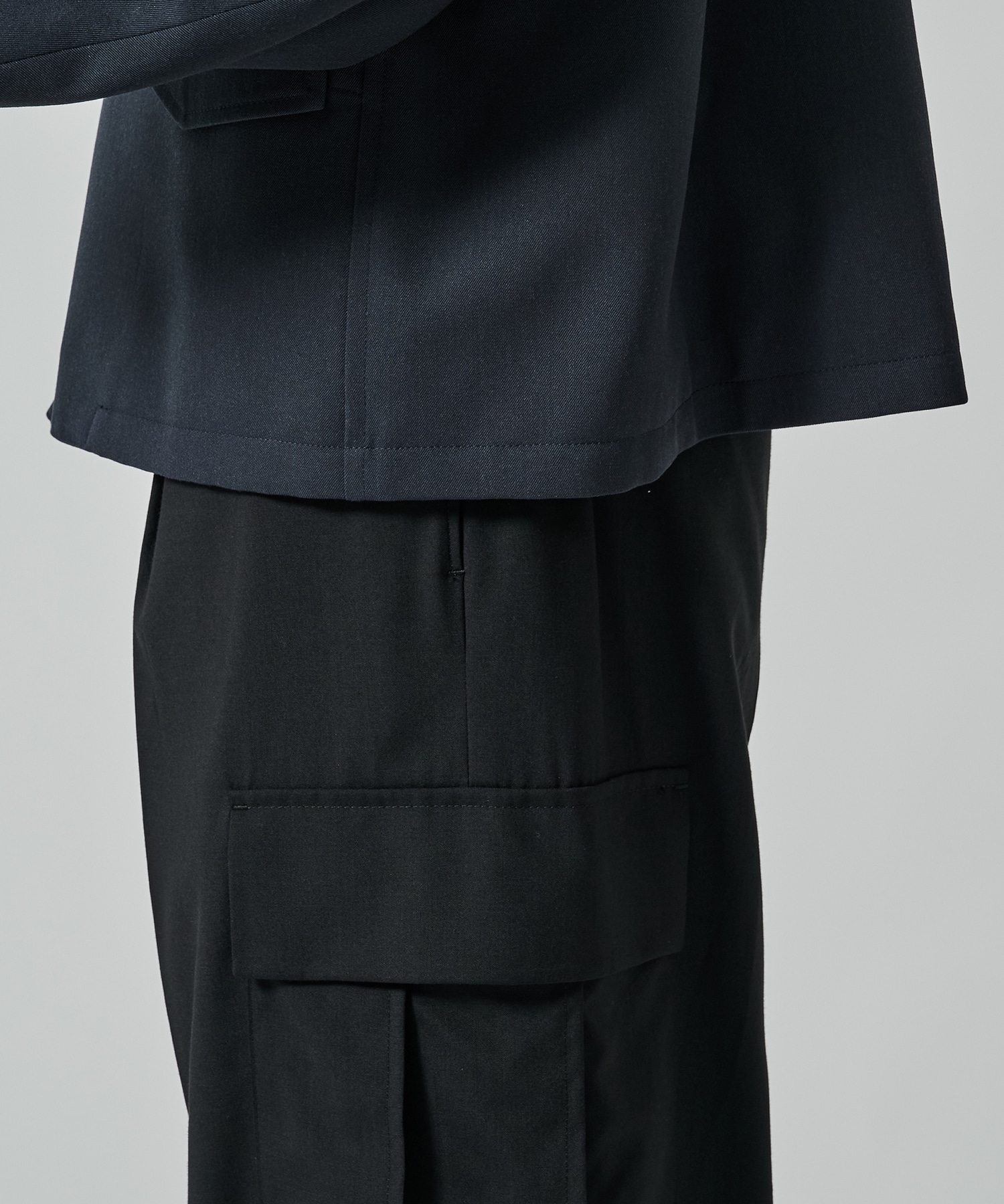 Rib Collar 4 Pockets Blouson UJOH HOMME