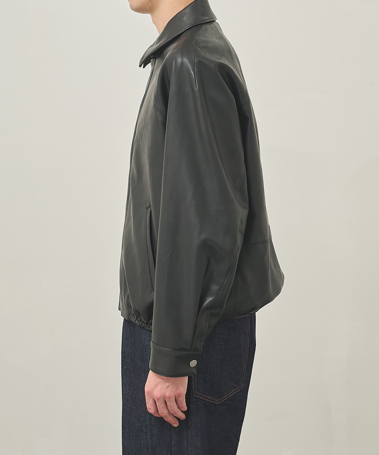 MODERN LEATHER BLOUSON STUDIOUS