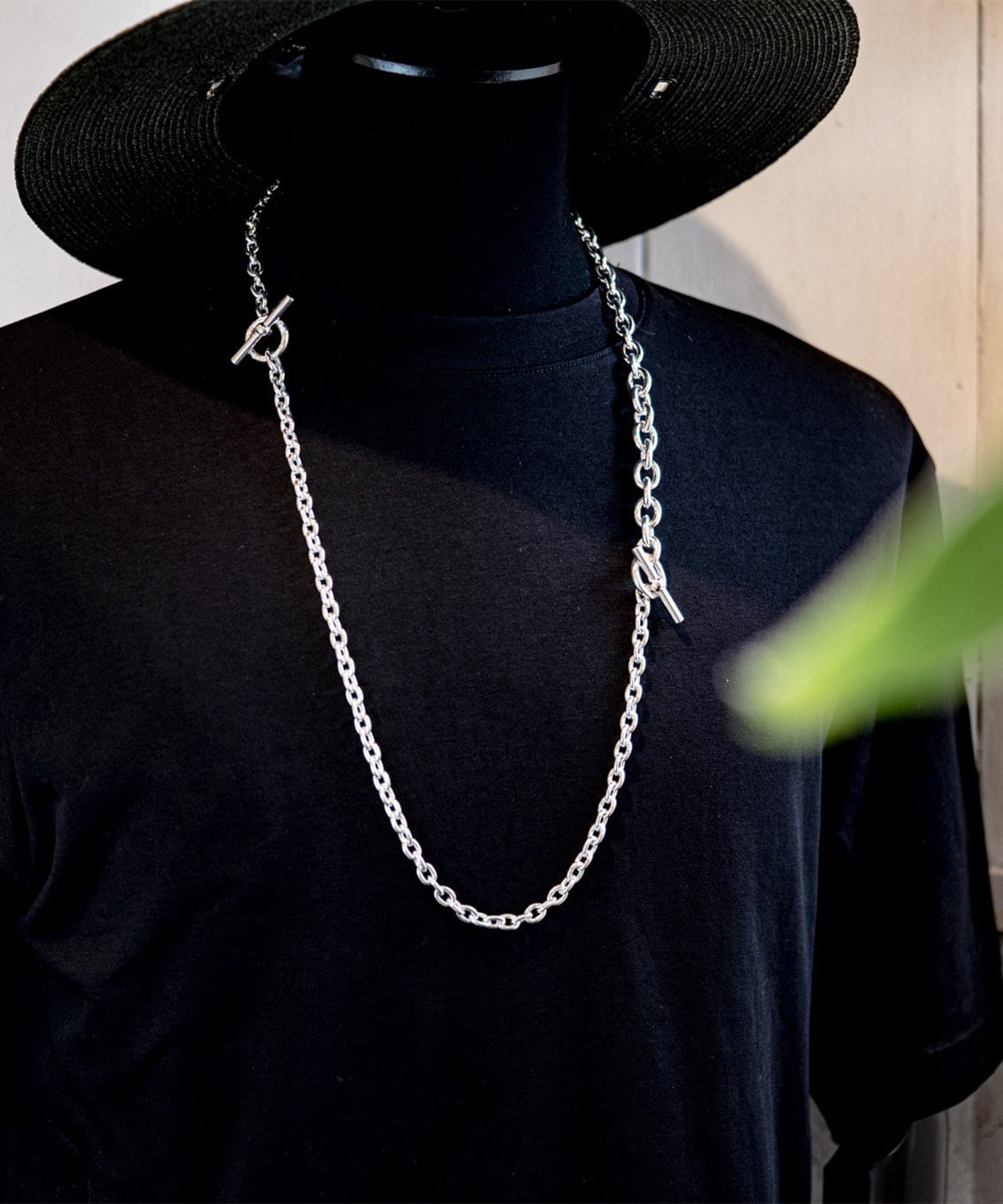 C-027 Hook connect necklace S 45cm WAKAN SILVER SMITH