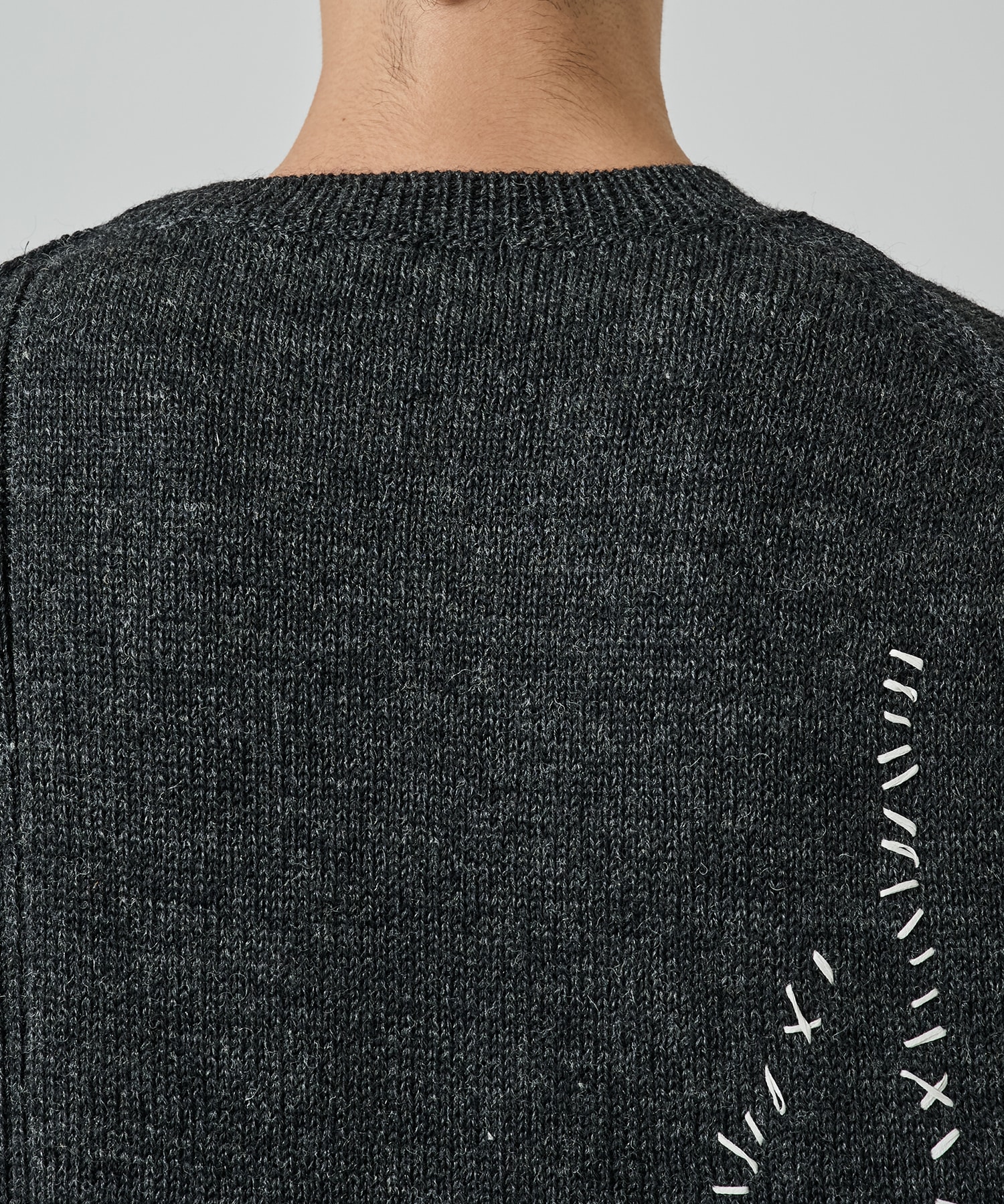 5G1P天竺刺繍丸首 Yohji Yamamoto