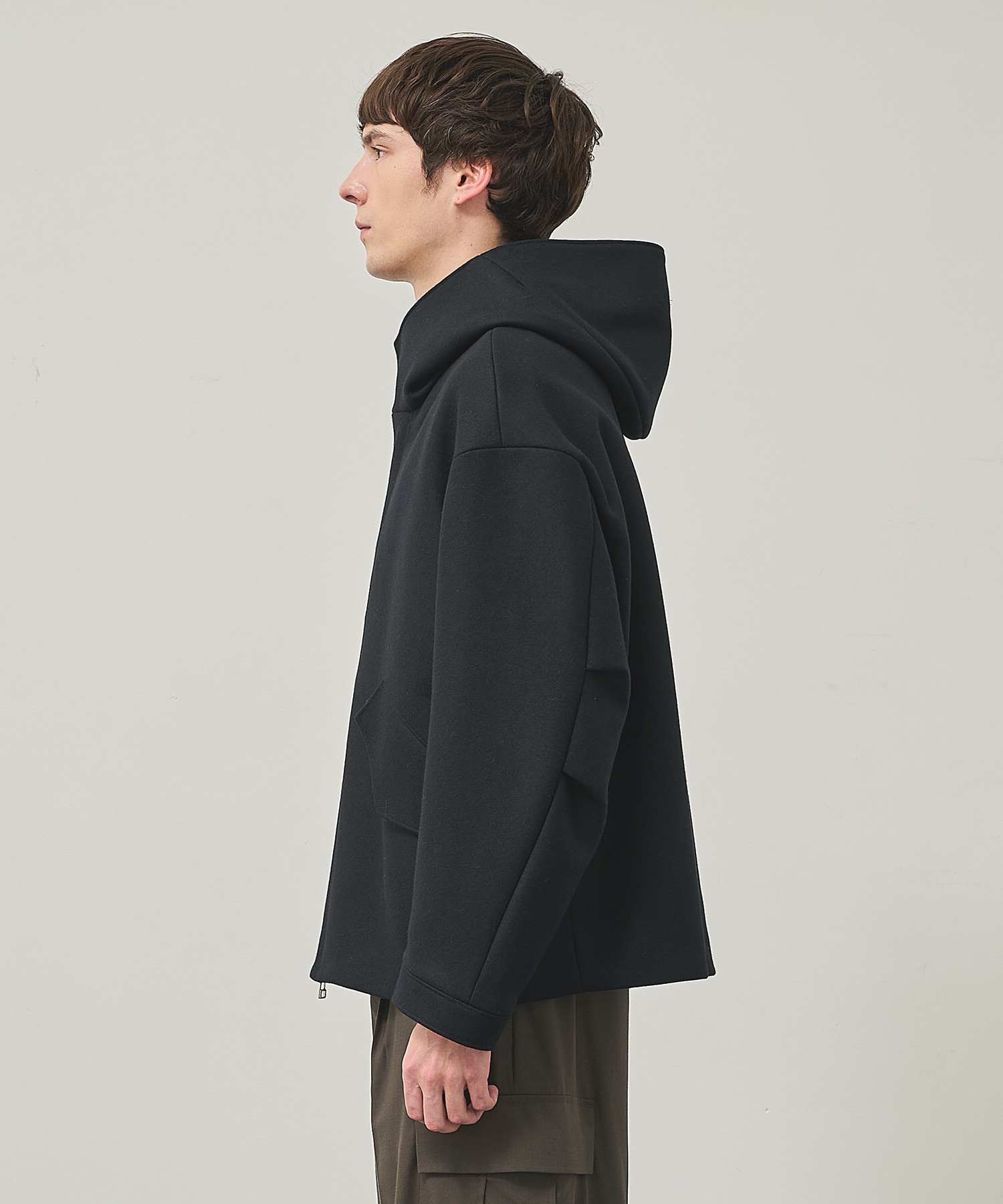 Super140 Wool Melton Short Mods STUDIOUS