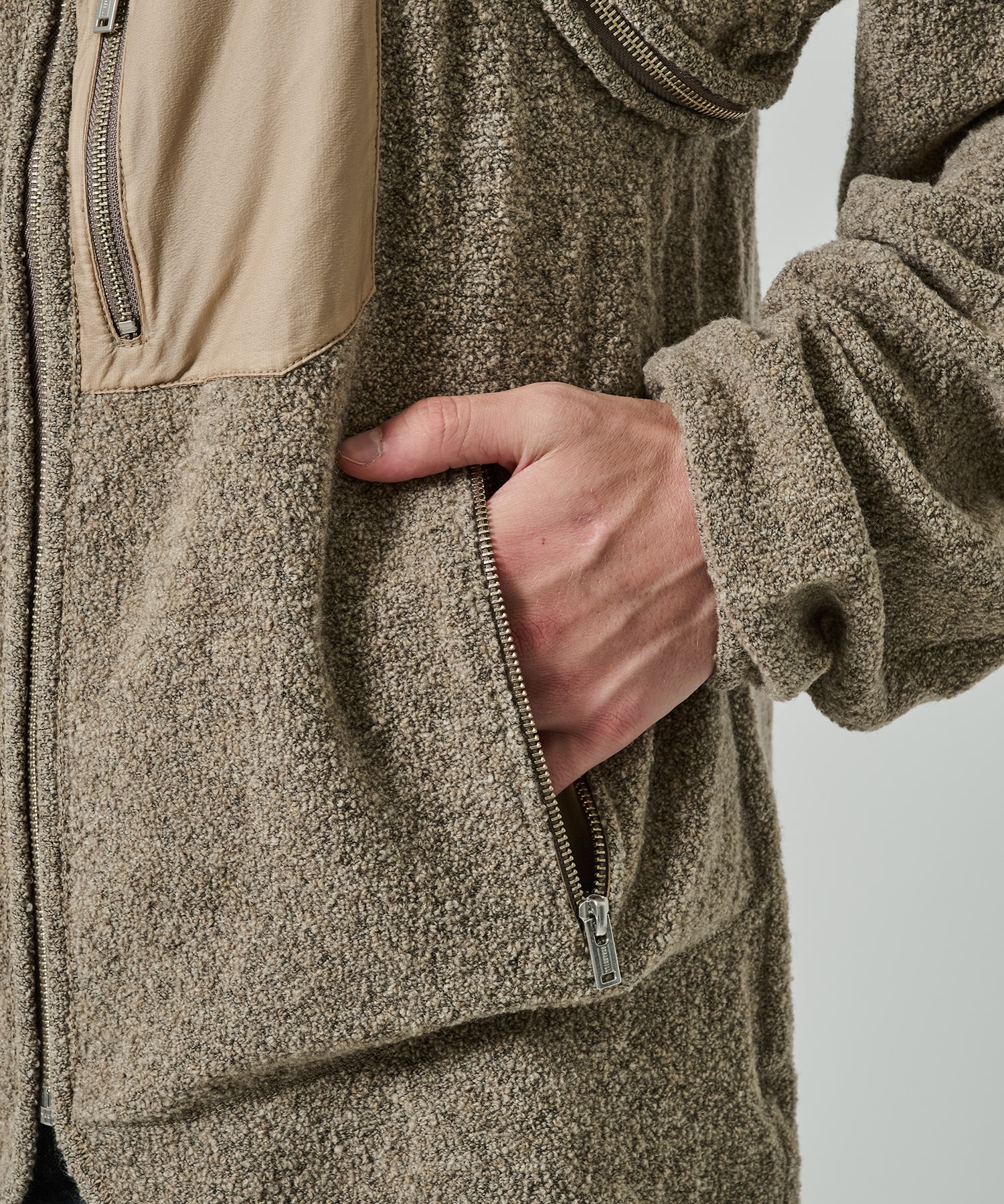 BOA ZIP JACKET SUGARHILL