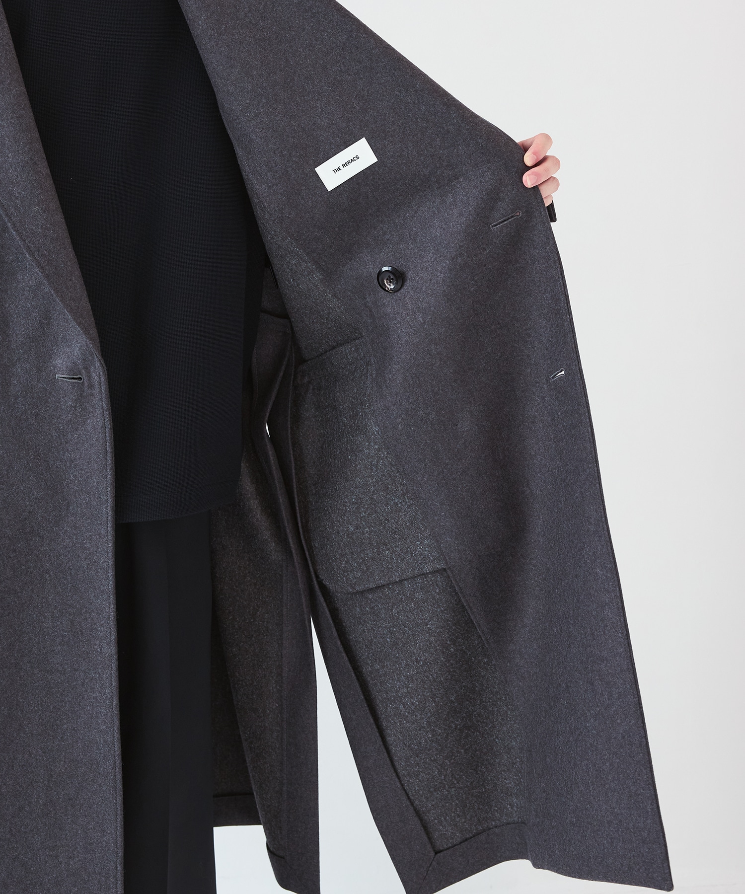 THE DOUBLE PEAKED EASY COAT THE RERACS