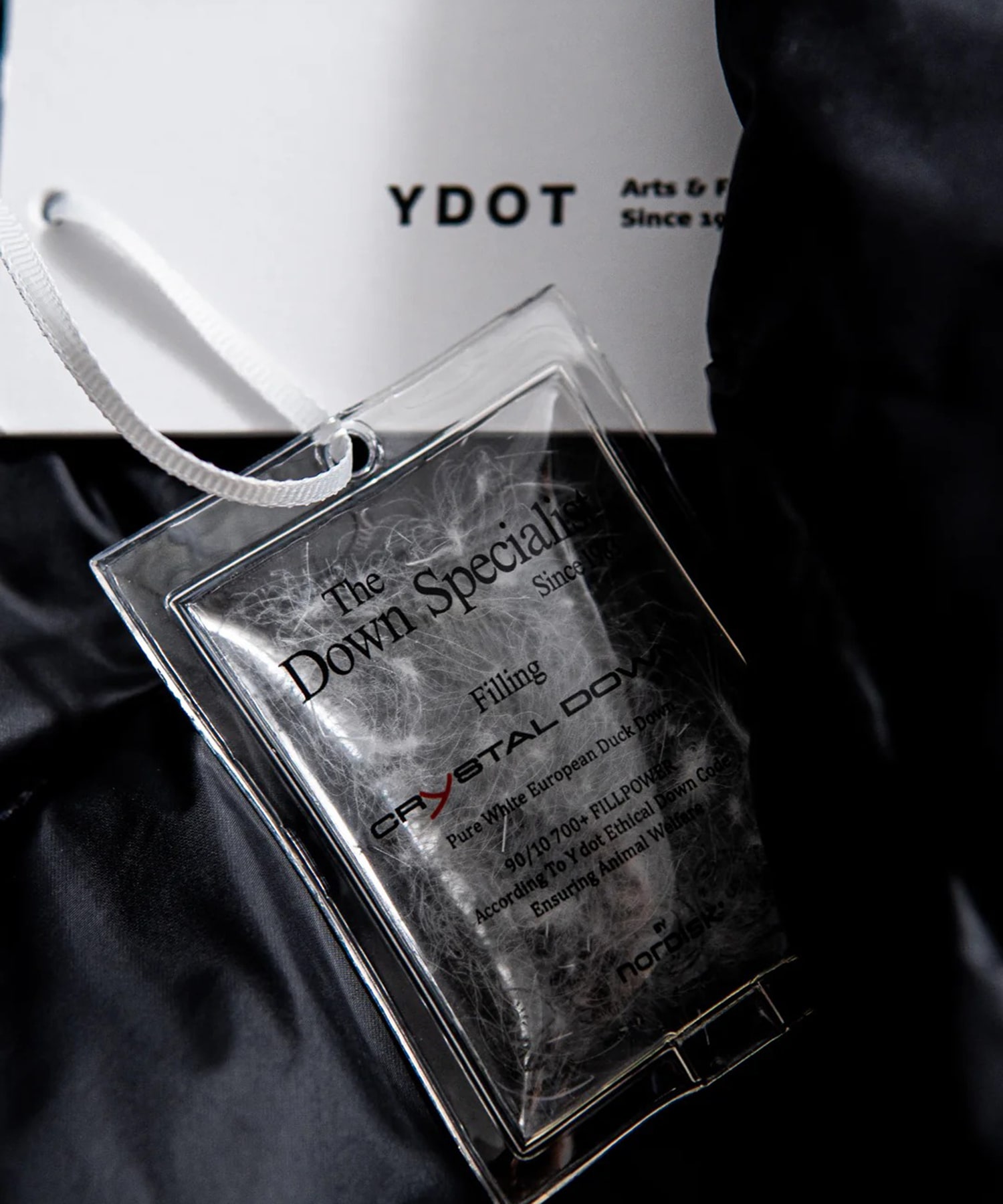 COLLARLESS BOMBER DOWN JACKET YDOT