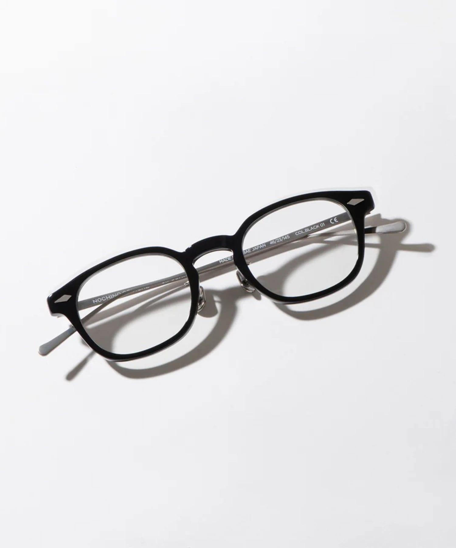 JIFUSAN #1 GLOSS BLACK × CLEAR to GREY NOCHINO OPTICAL