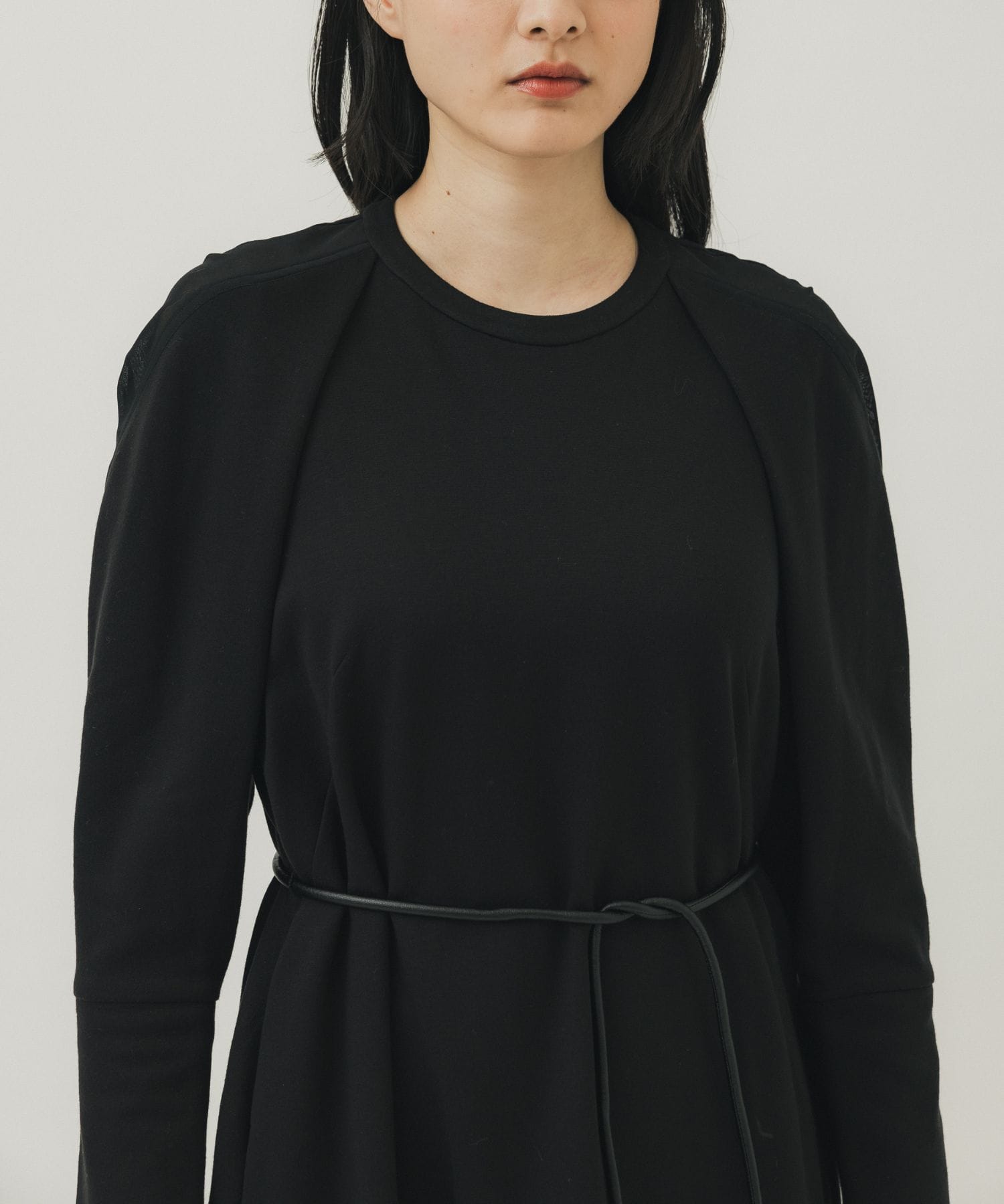 Jimena jersey dress BK(1 BLACK): AKIRANAKA: WOMENS｜ STUDIOUS