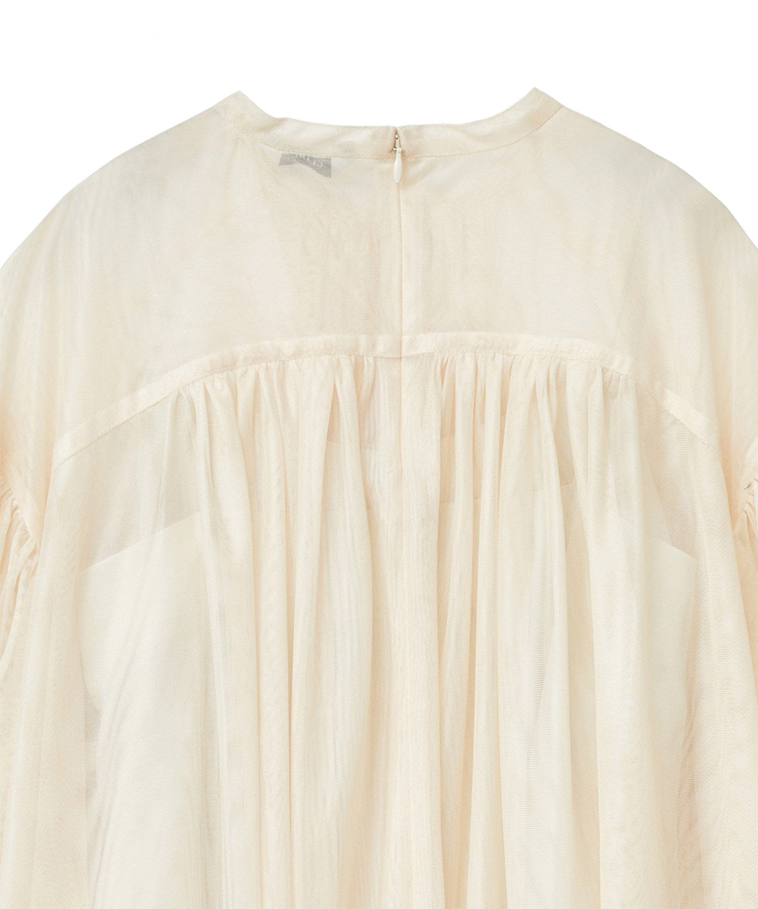 SHEER TULLE BALLOON SLEEVE TOPS(1 IVORY): CLANE: WOMENS｜ STUDIOUS 