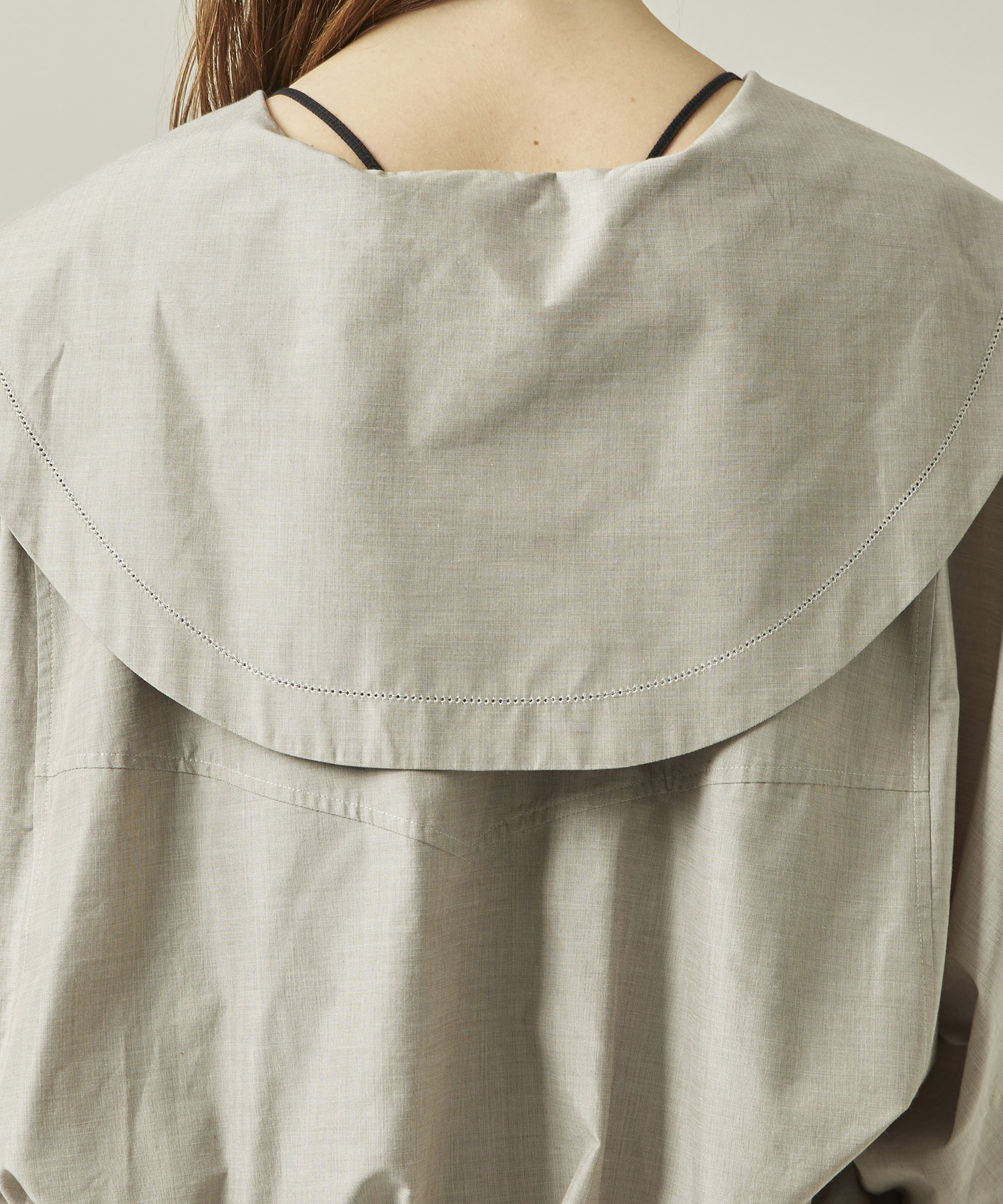 double-end cotton sheets sailor blouse(36 BROWN): beautiful people ...