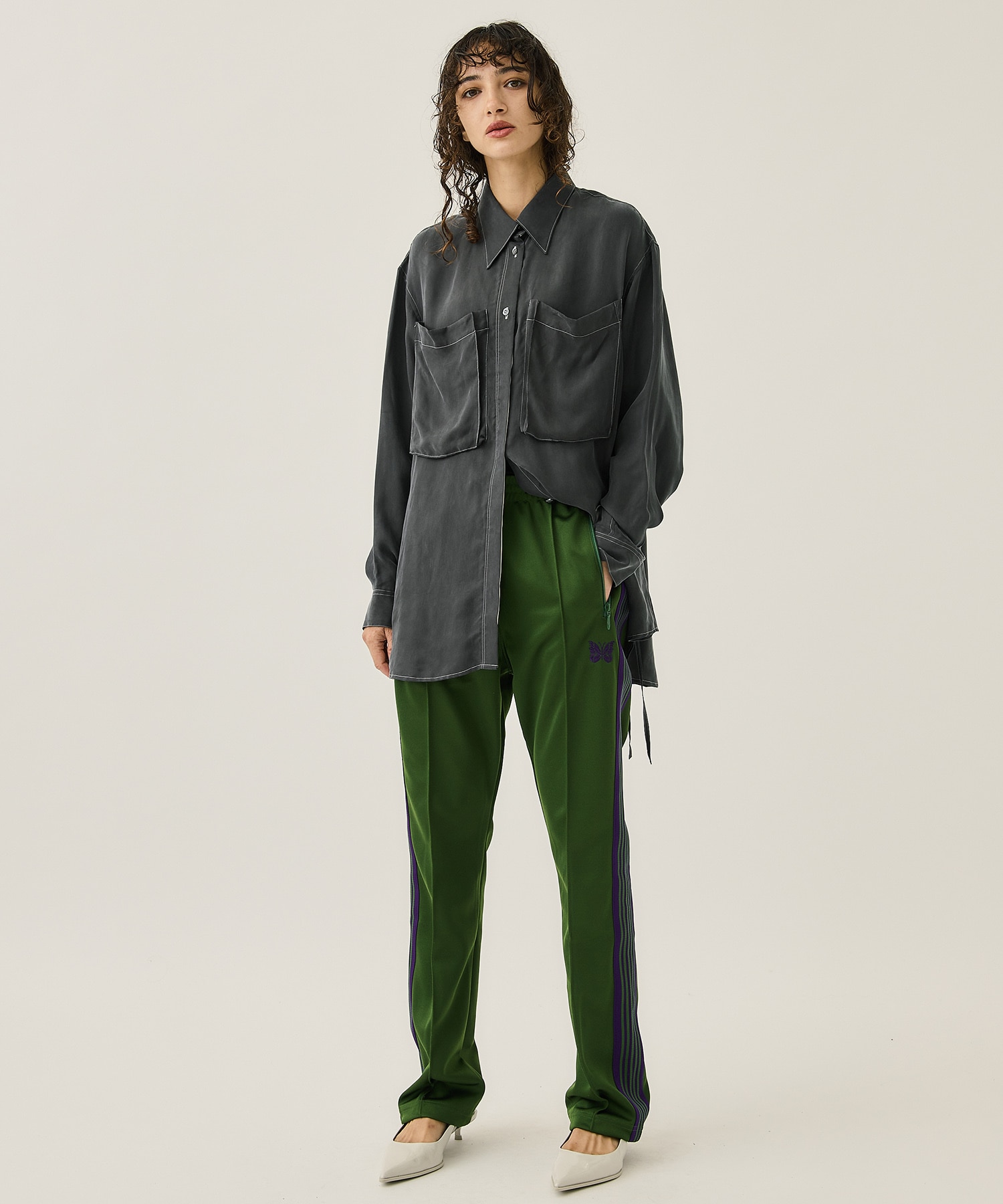 Narrow Track Pant - Poly Smooth Needles