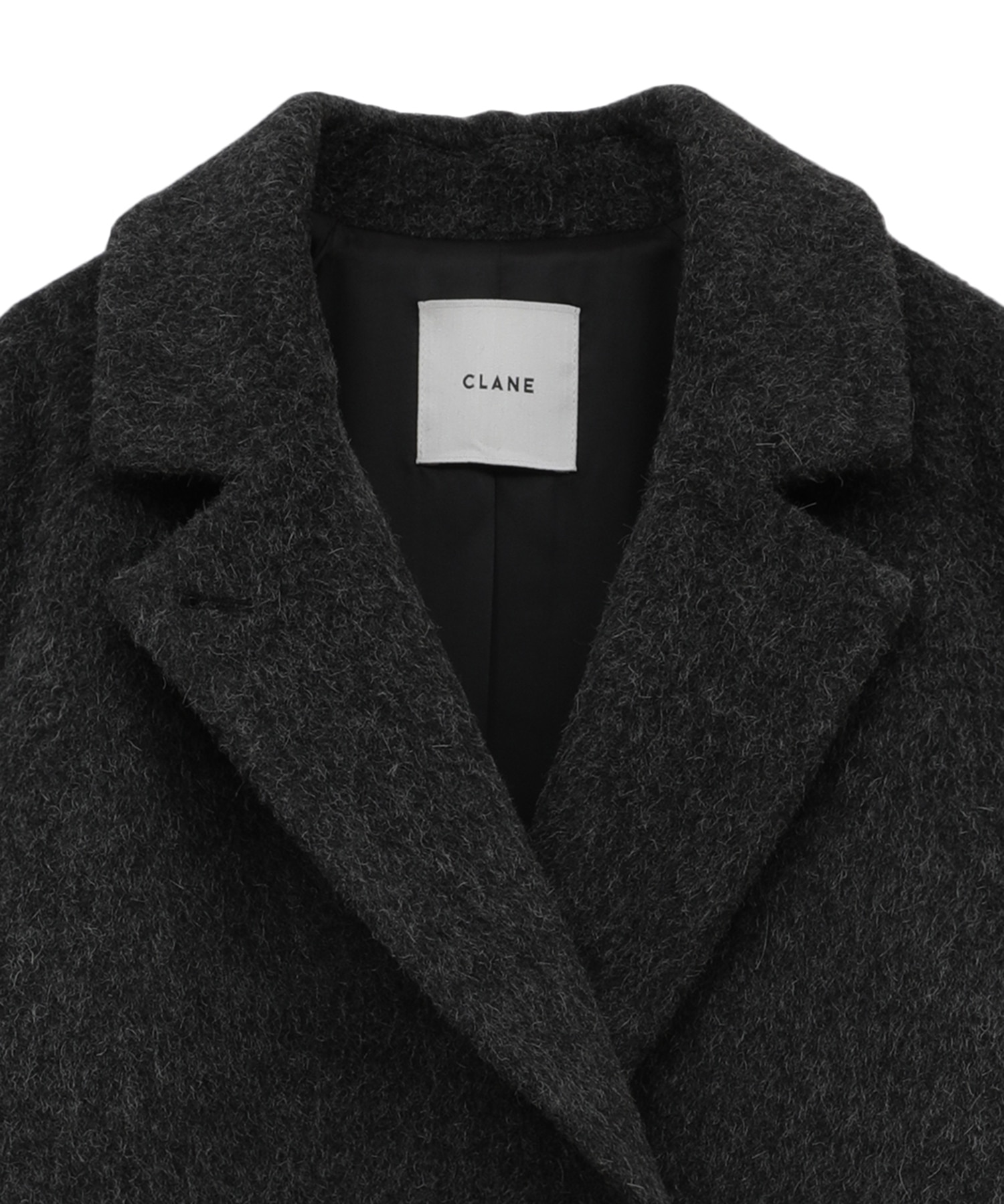 DOUBLE WOOL LONG COAT(0 DARK GREY): CLANE: WOMENS｜ STUDIOUS