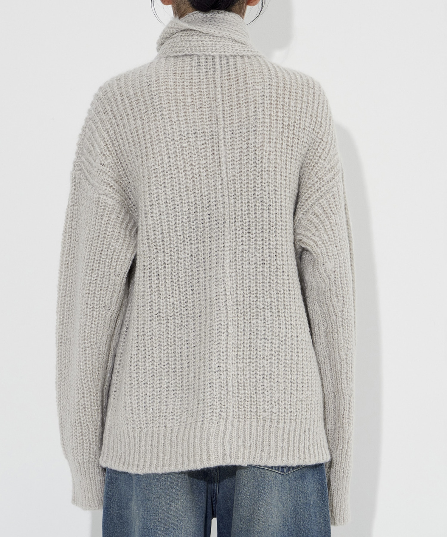 Soft Mohair Knit Cardigan STUDIOUS