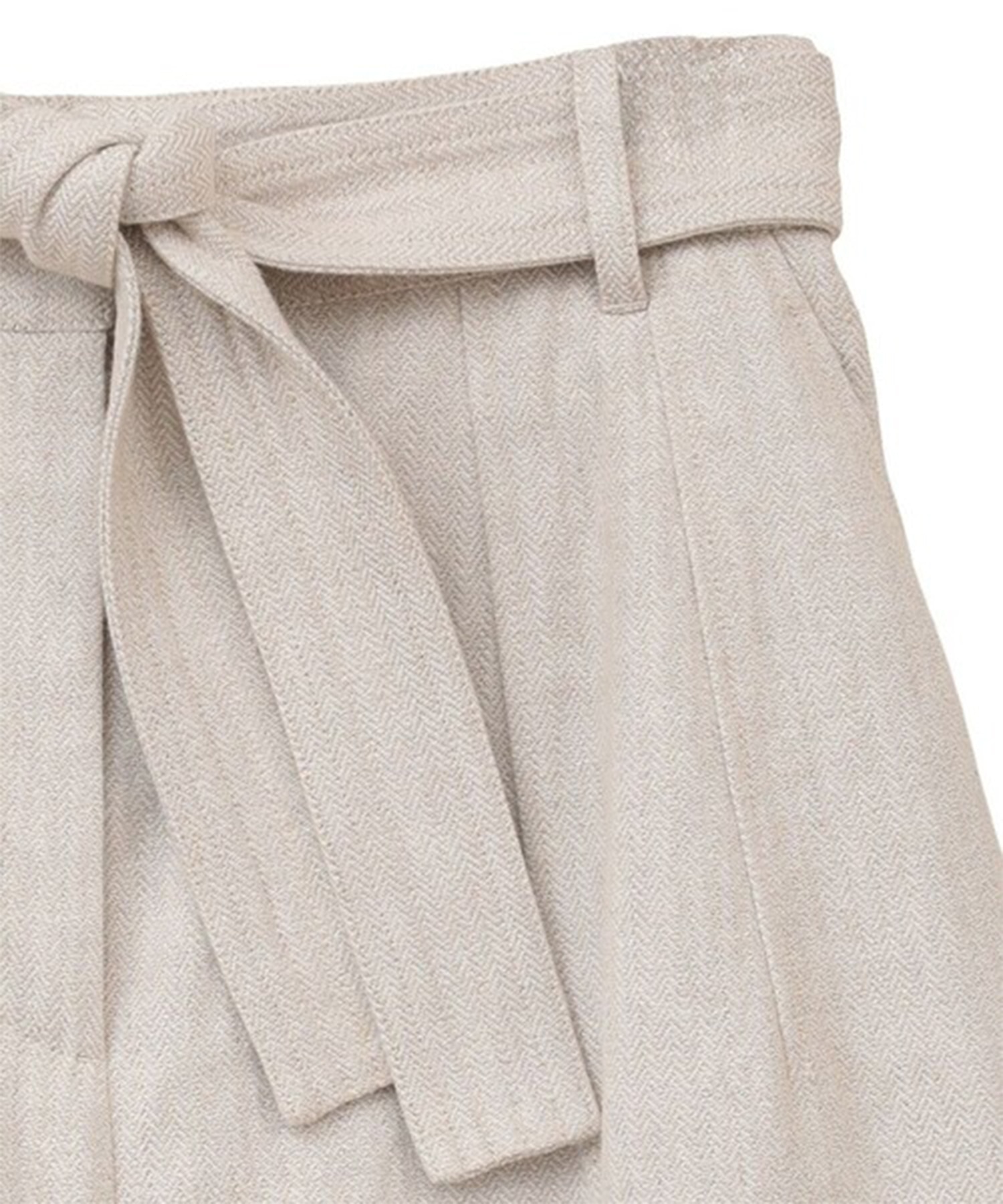 STITCH BELT HALF PANTS CLANE