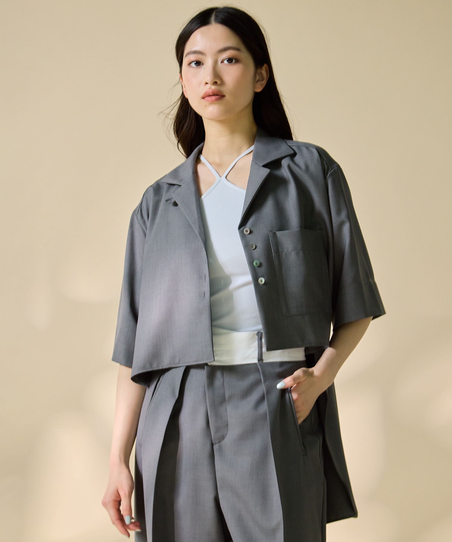 Open Collar Shirt STUDIOUS