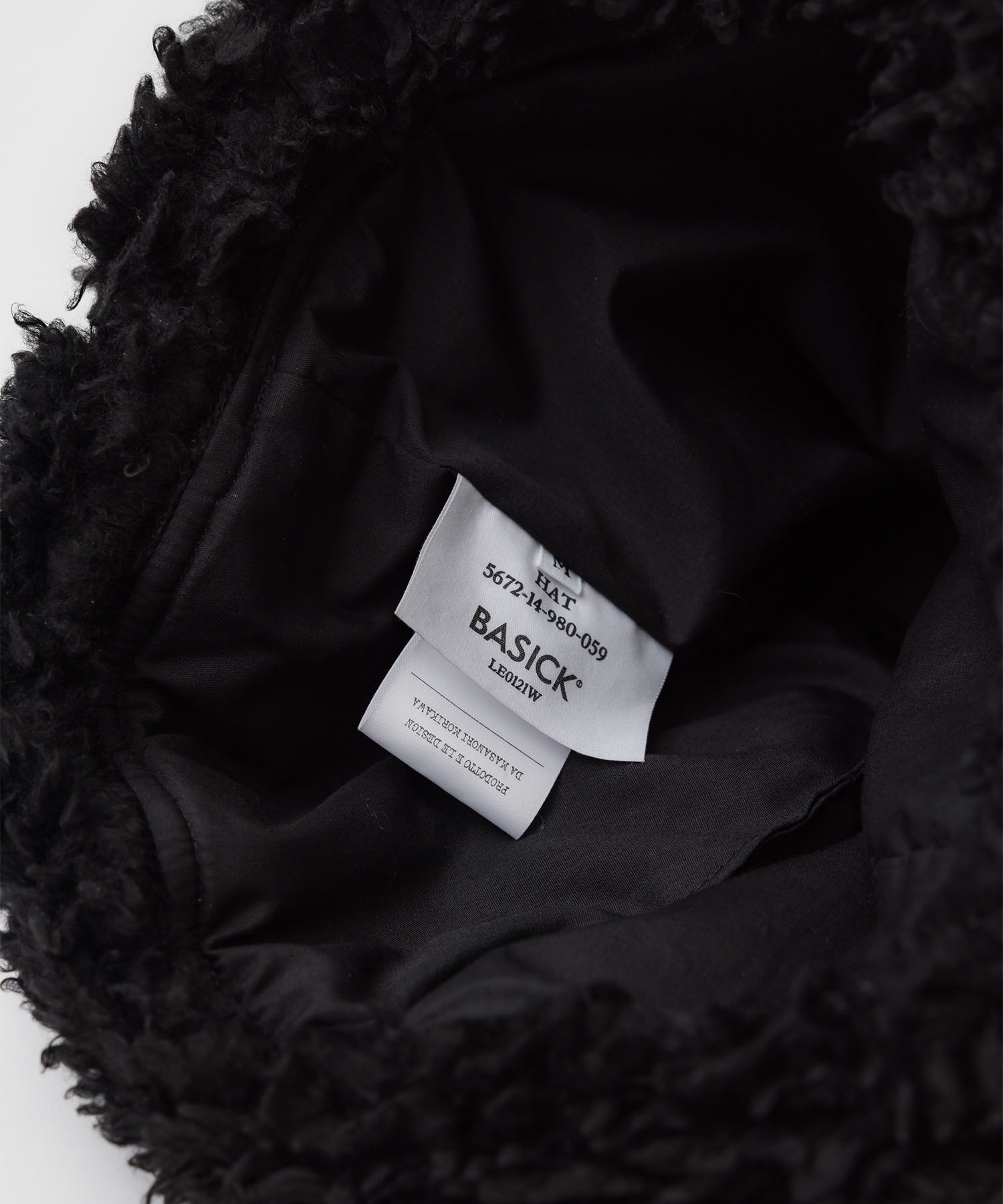 Bear Beanie(XS BLACK): BASICKS: WOMENS｜ STUDIOUS ONLINE公式通販サイト