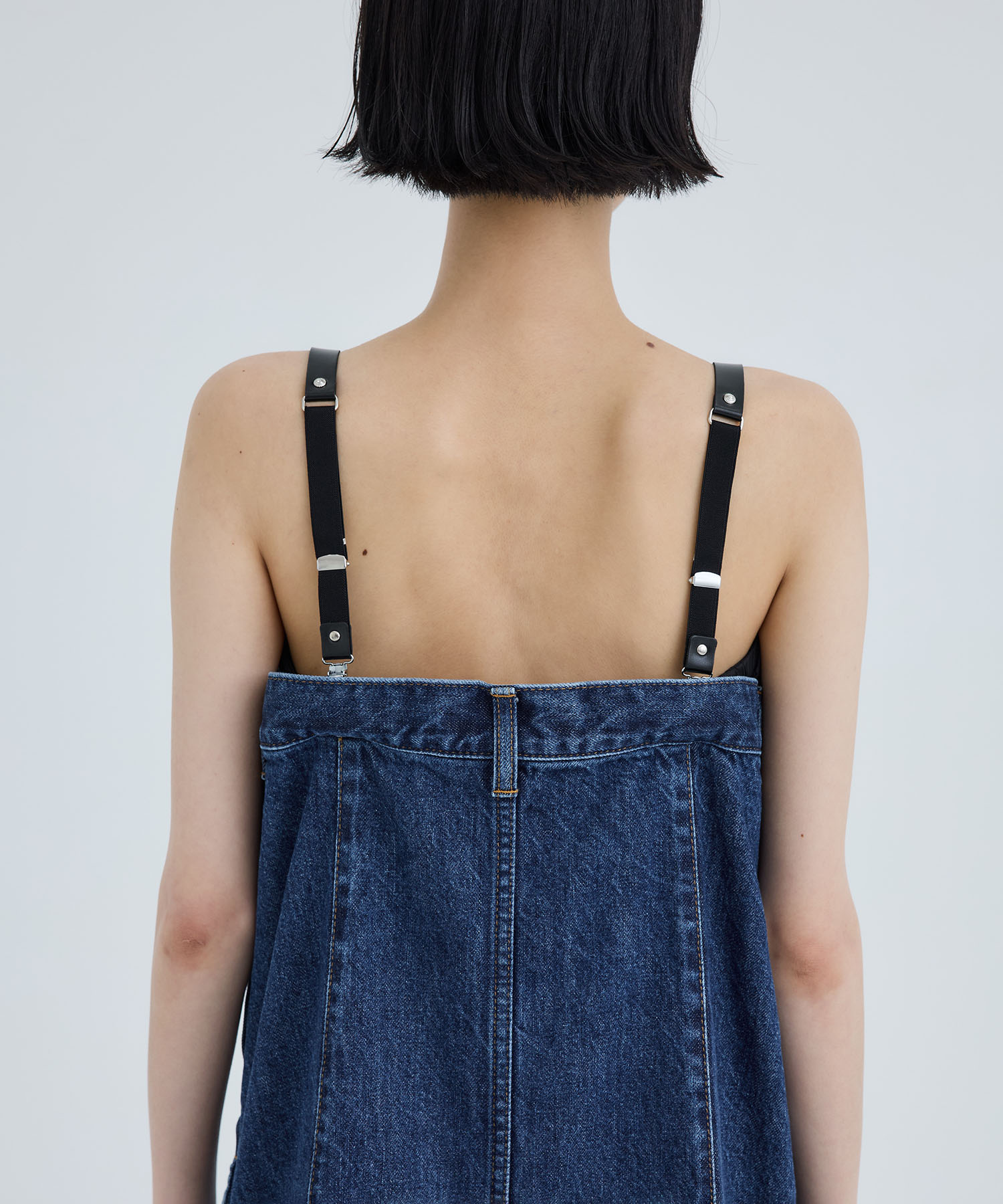 Suspenders denim dress TOGA PULLA