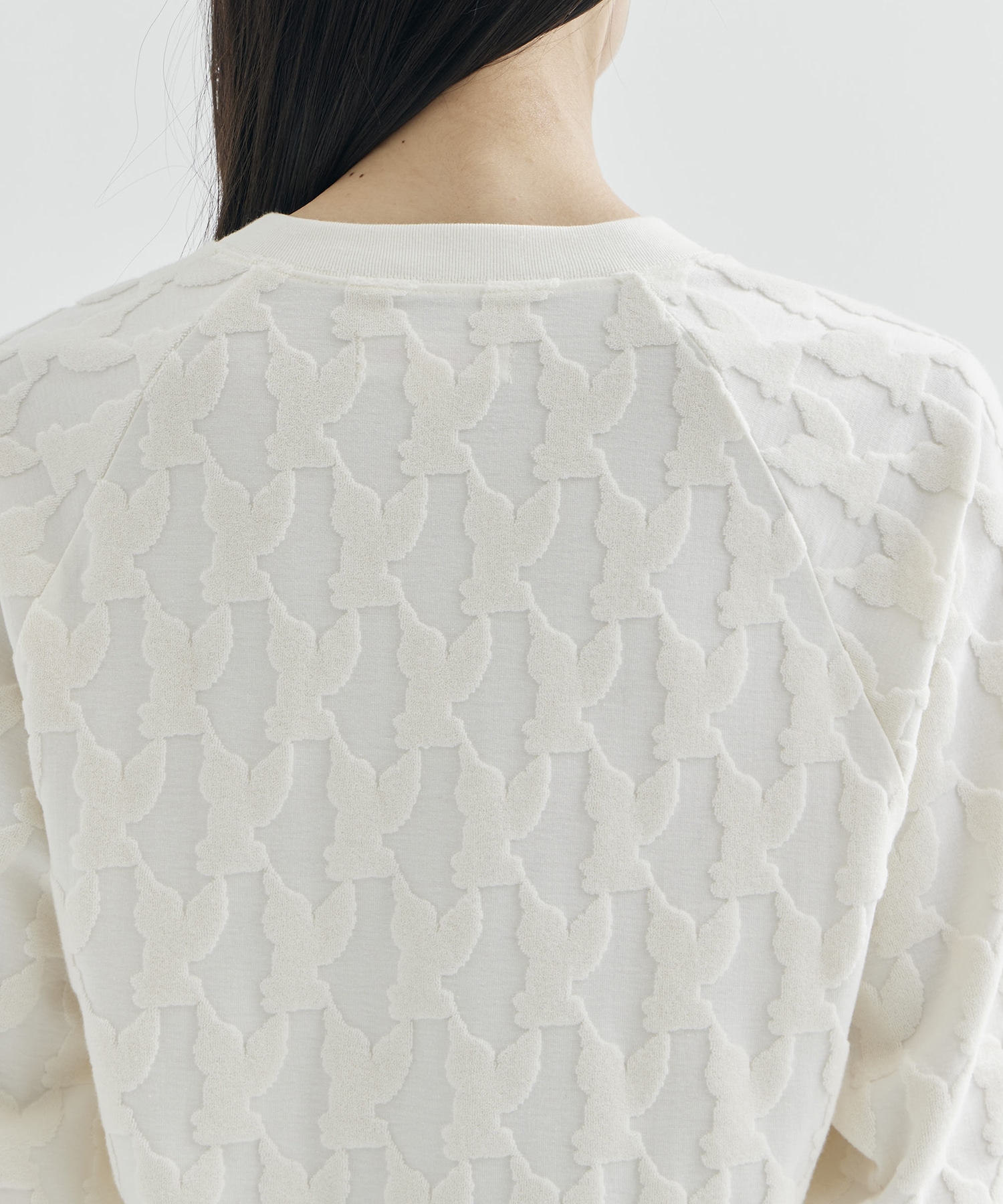 ANGEL PILE JACQUARD SWEATSHIRT MASU