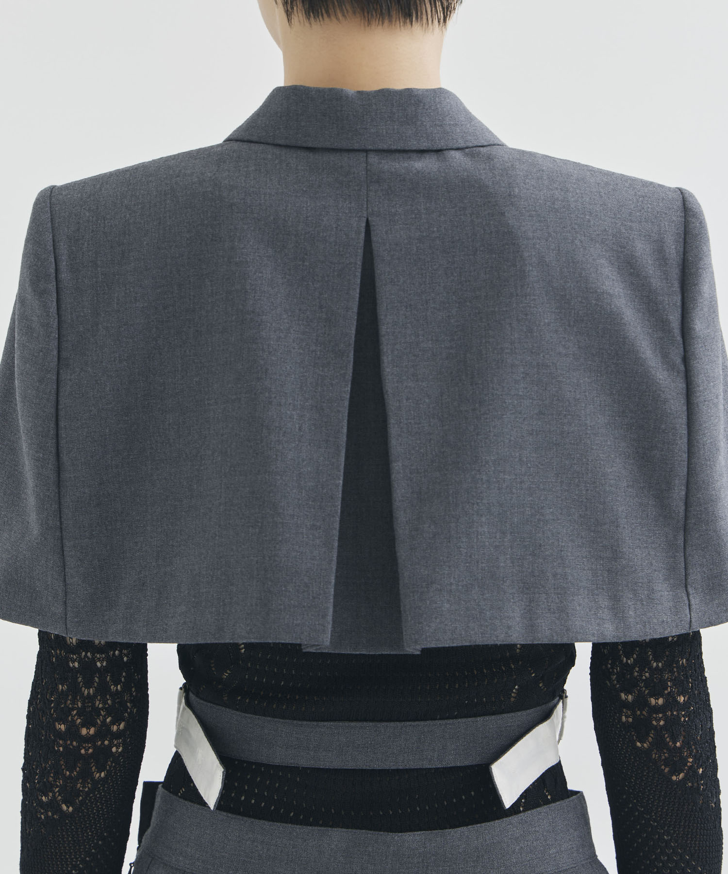 WOOL TAILORED CAPE FETICO