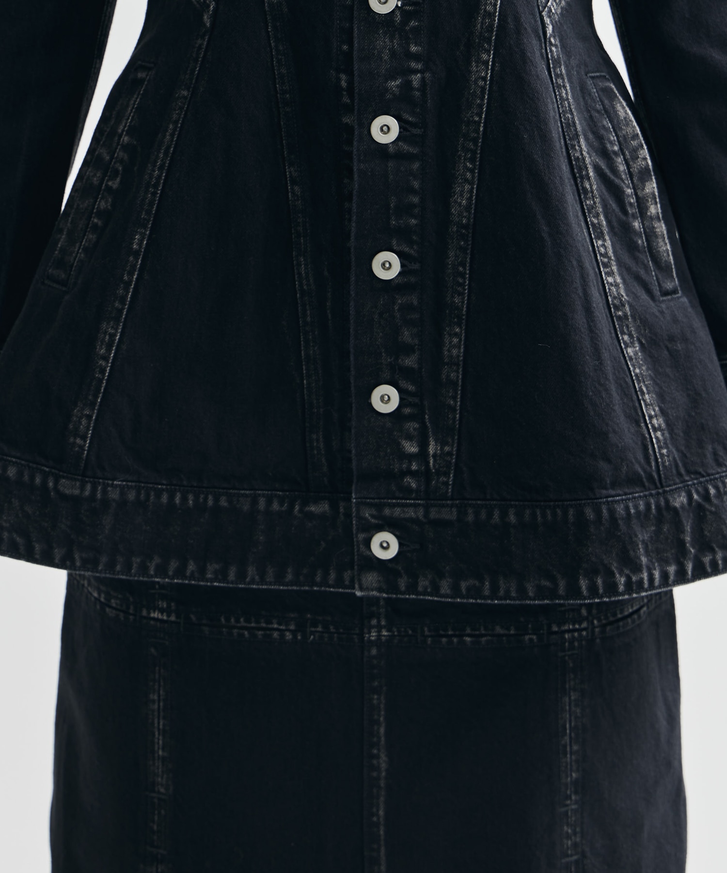 DENIM SLIT JACKET FETICO