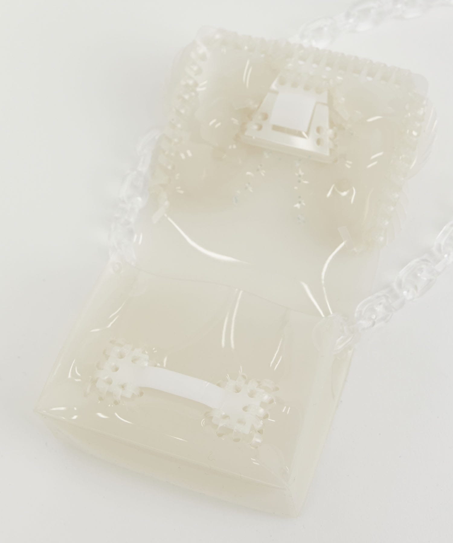 Transparent Sculptural Micro Chain Bag Mame Kurogouchi