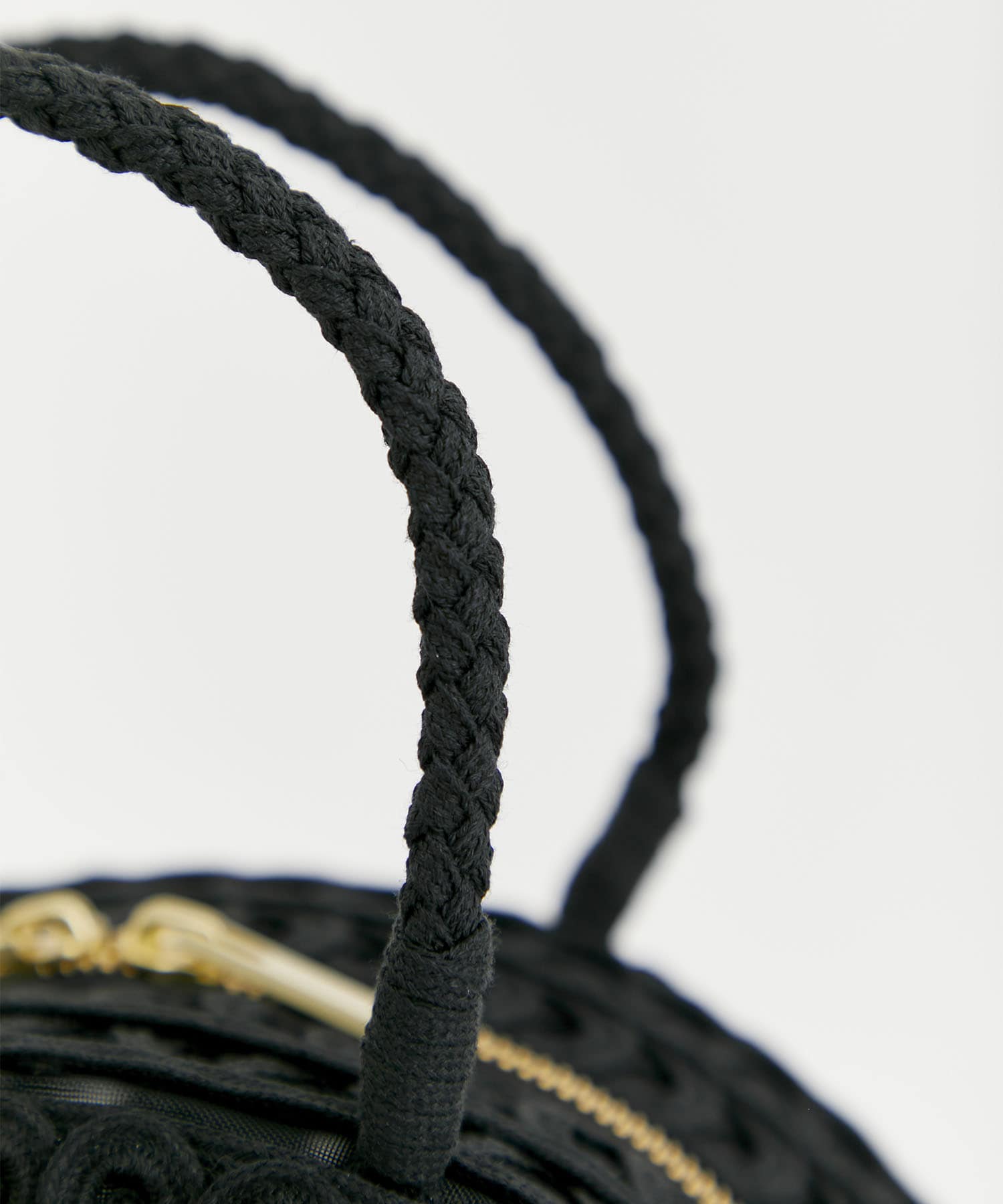 Cording Embroidery Demi Lune Handbag Mame Kurogouchi