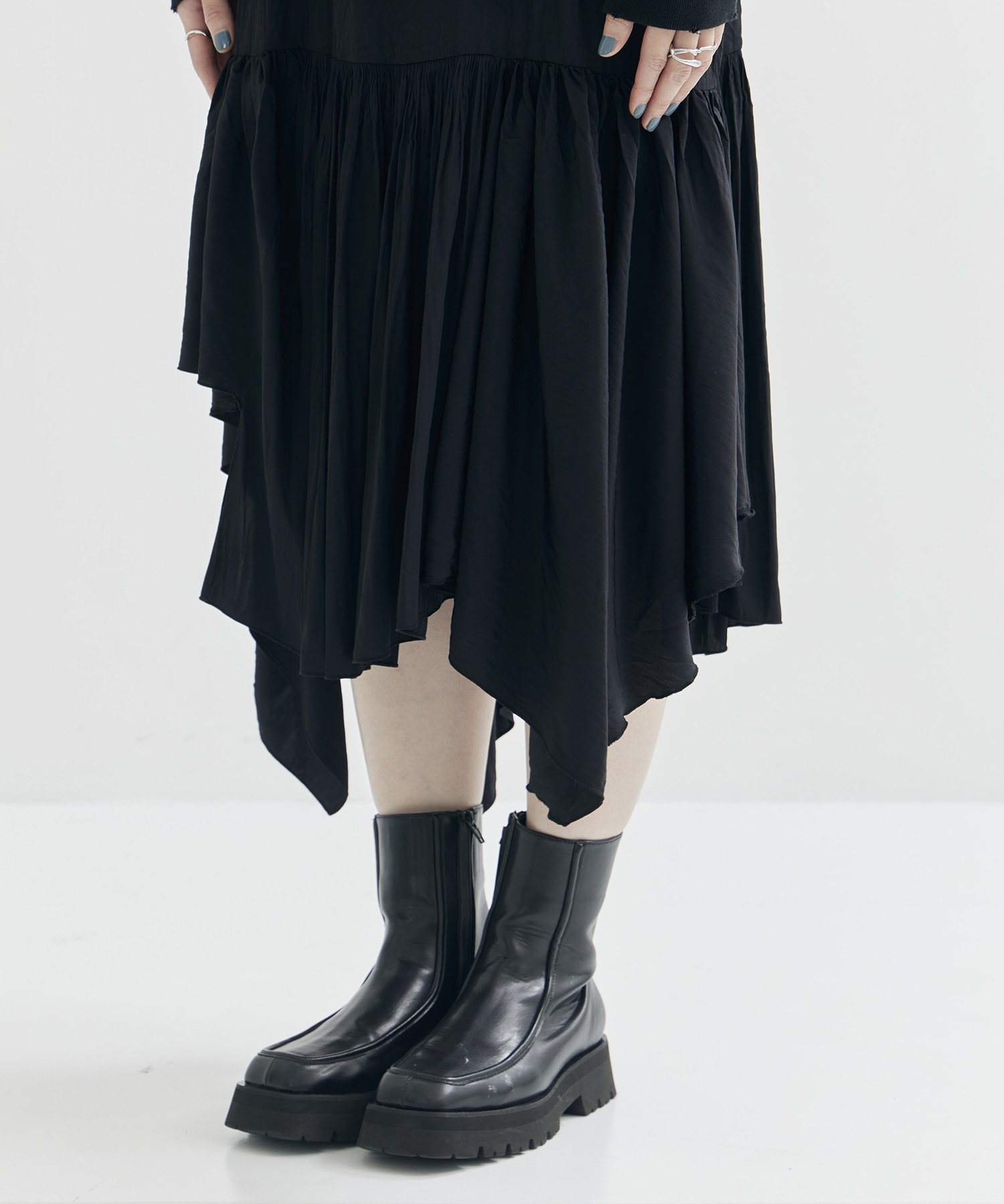 HOODIE COMBINED DRESS Maison MIHARA YASUHIRO