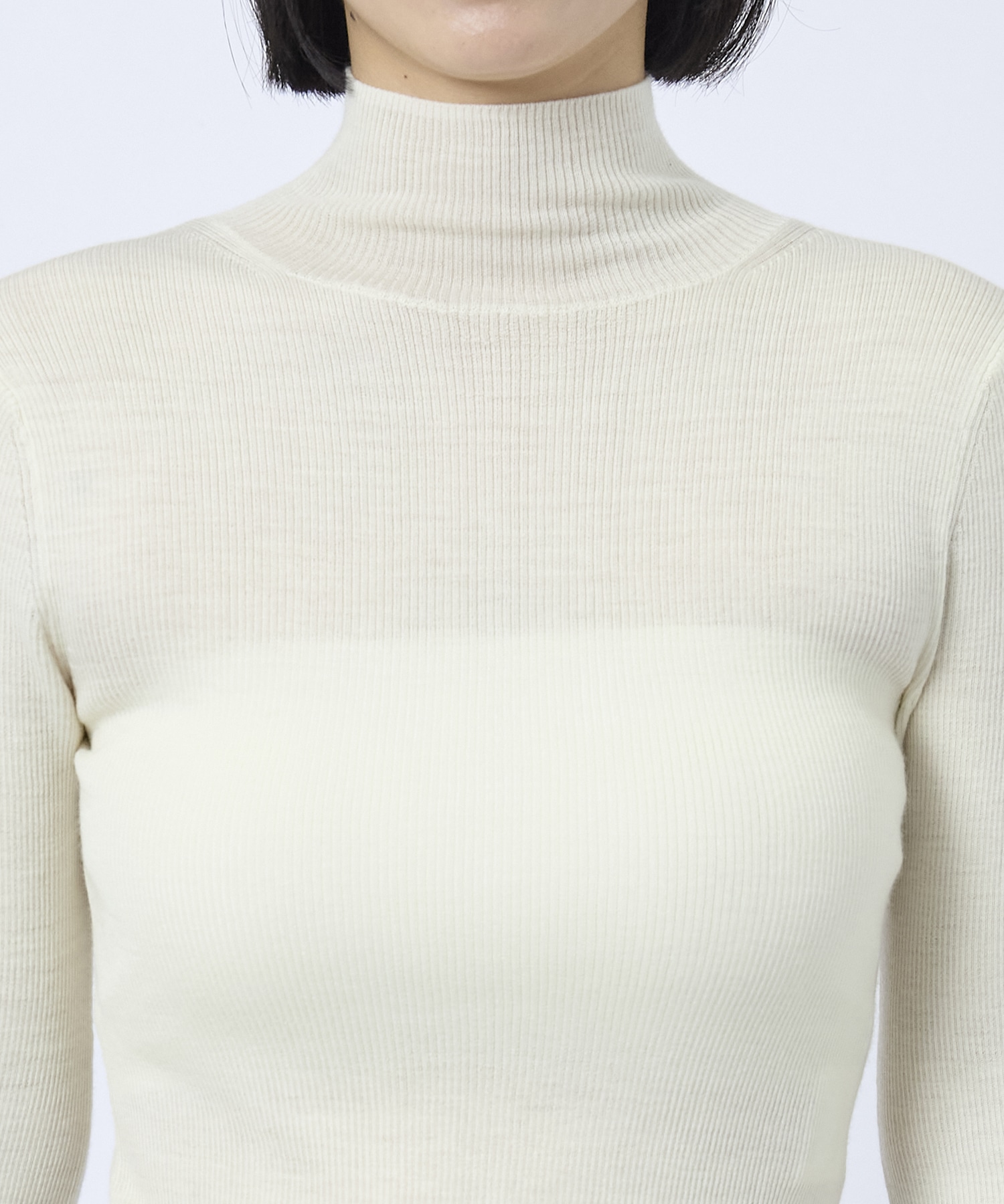 Super 120s Rib Knit Top STUDIOUS