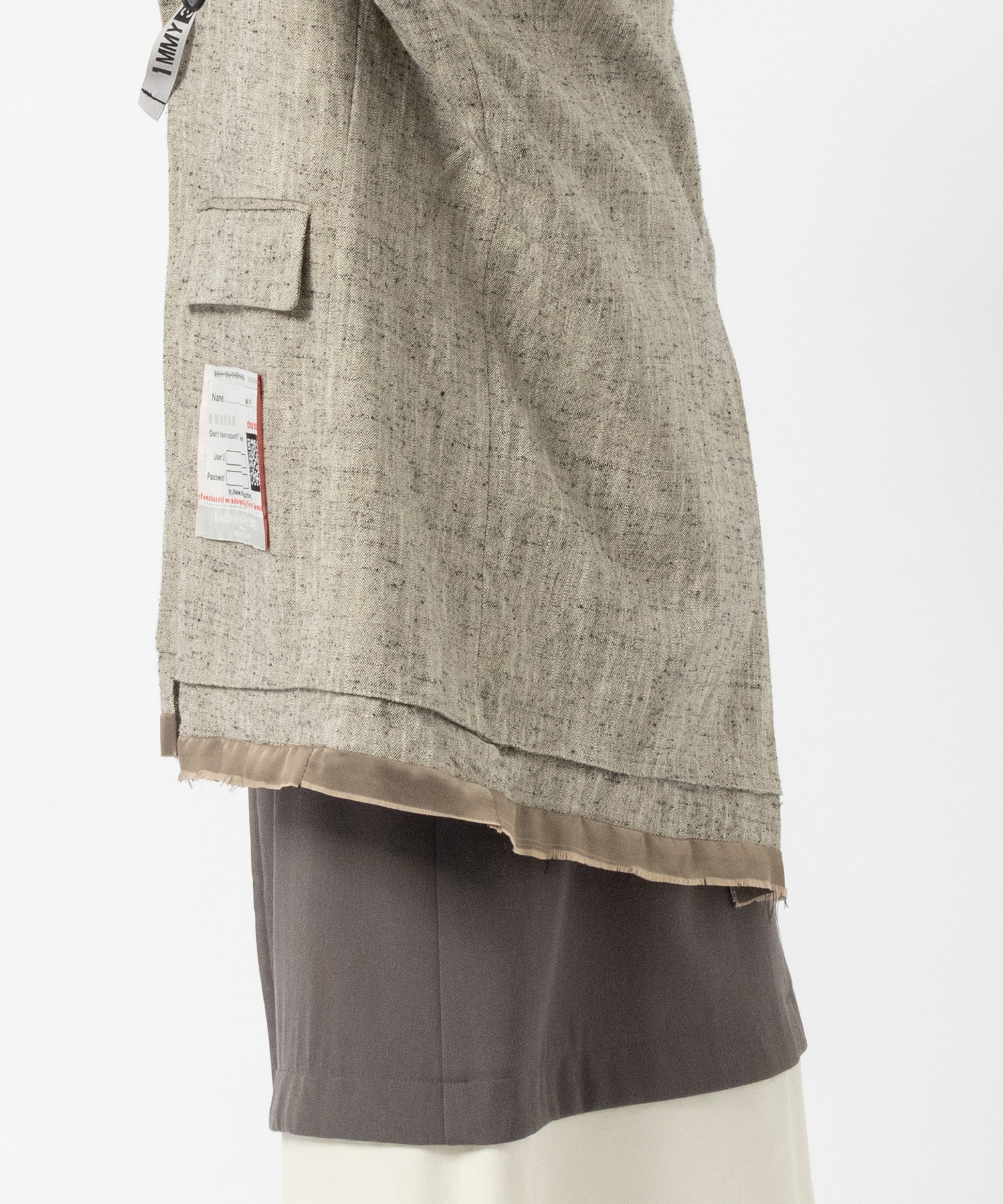 SLUB NEP TWEED JACKET Maison MIHARA YASUHIRO