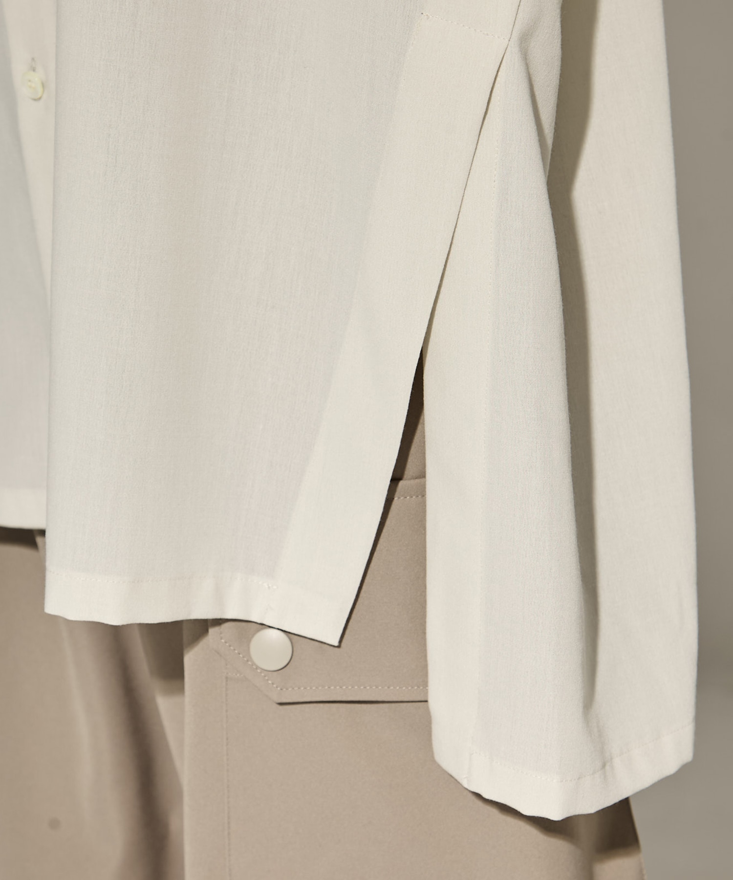 Sleeve Belt Shirt UJOH