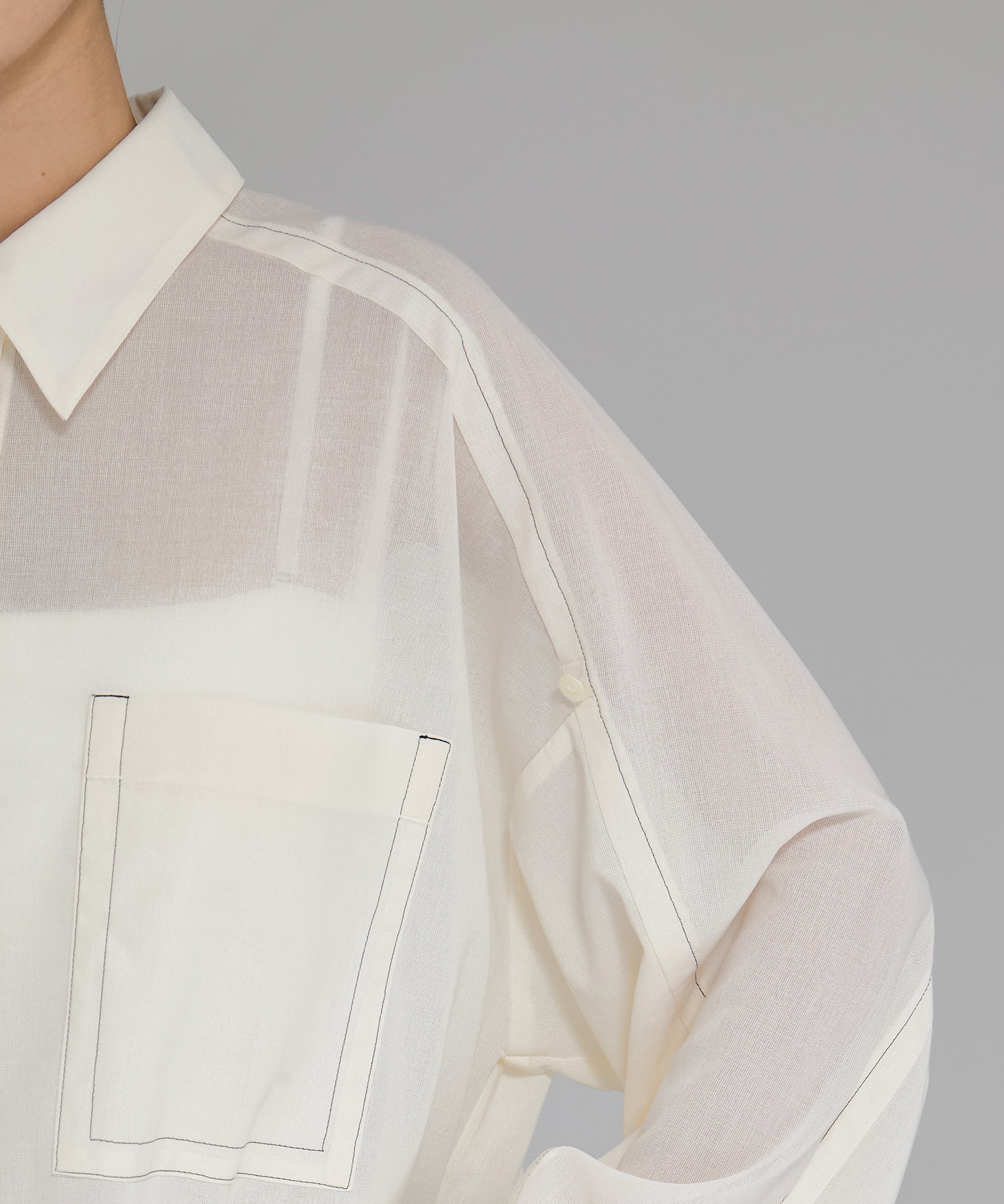 Matte Sheer Over Shirt STUDIOUS