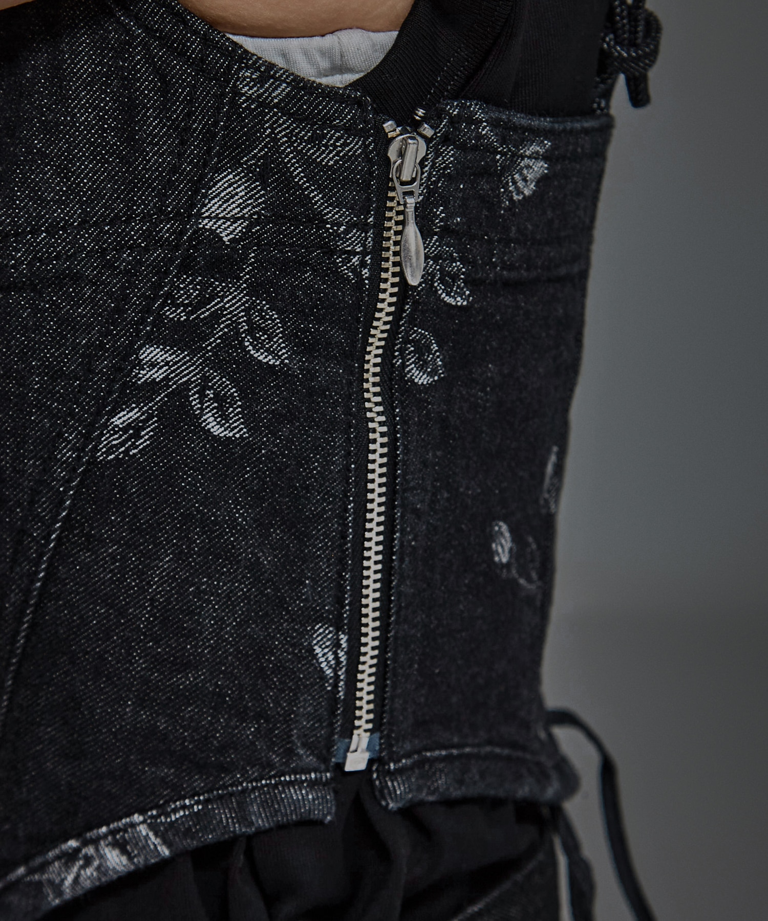 別注 ROSE DENIM BUSTIER FETICO