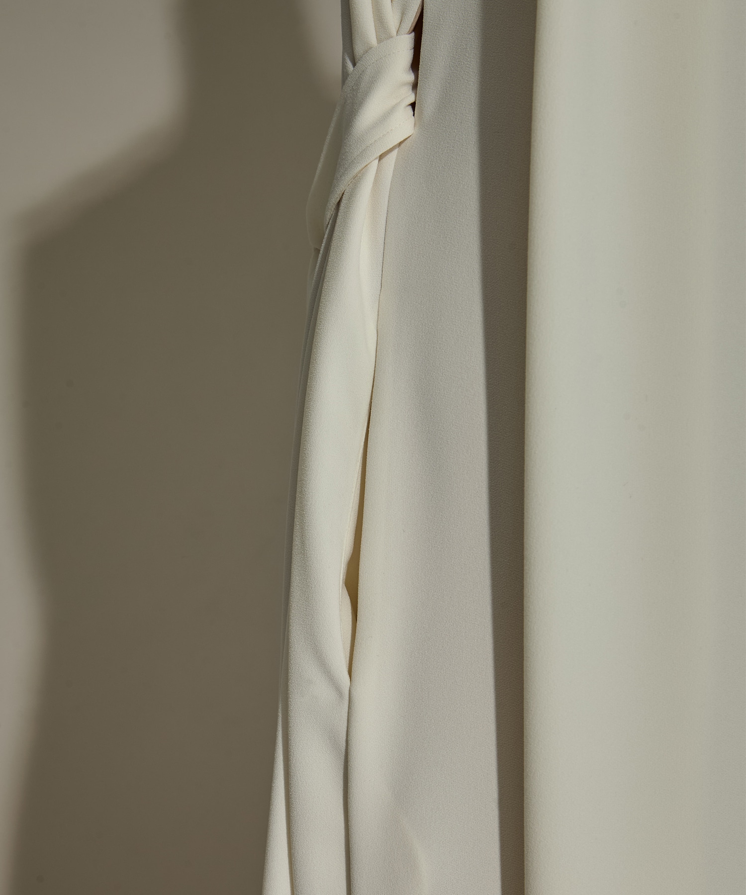 Back Satin Belted Dress STUDIOUS