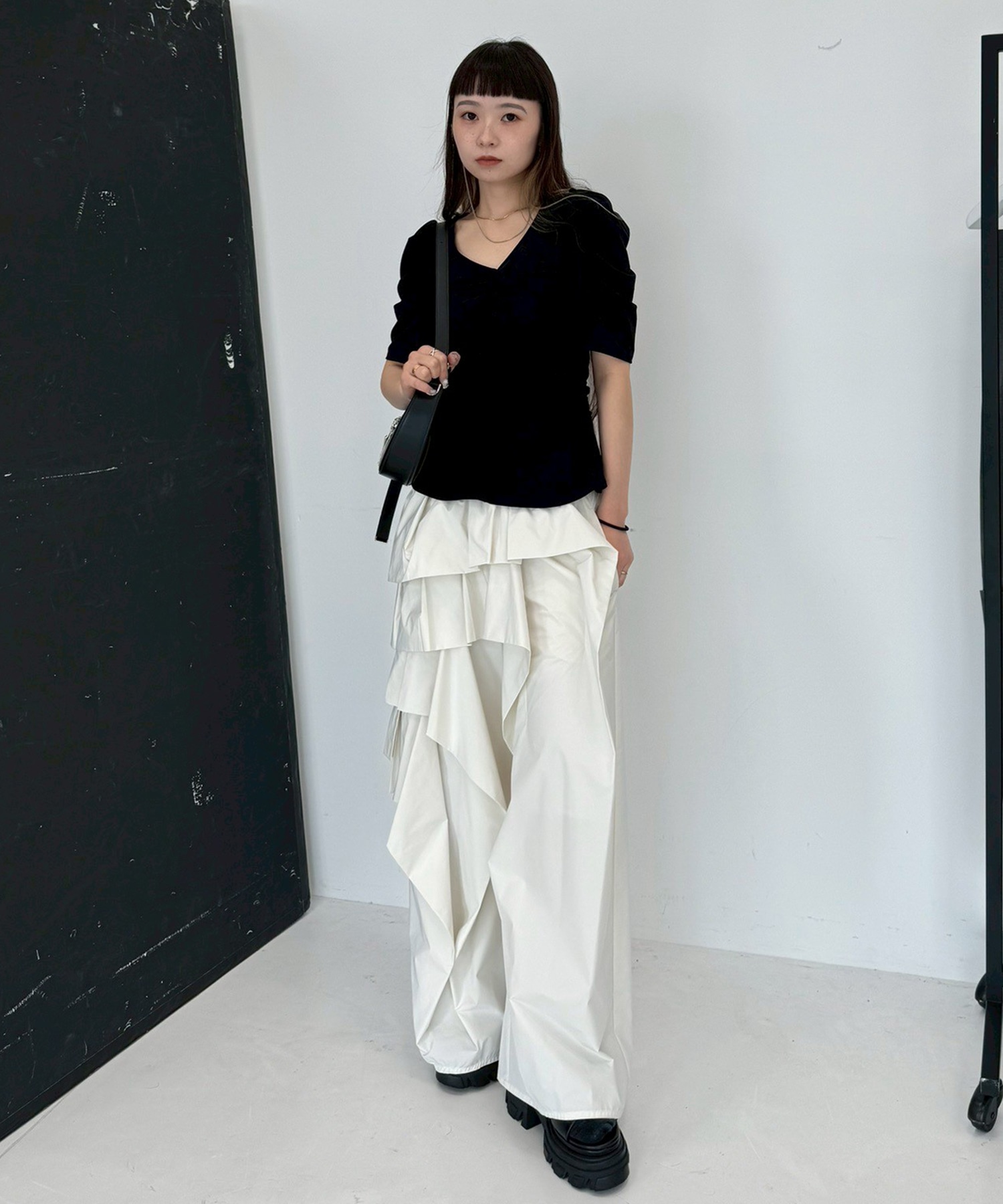 別注 VELOUR GATHERD TOP FETICO