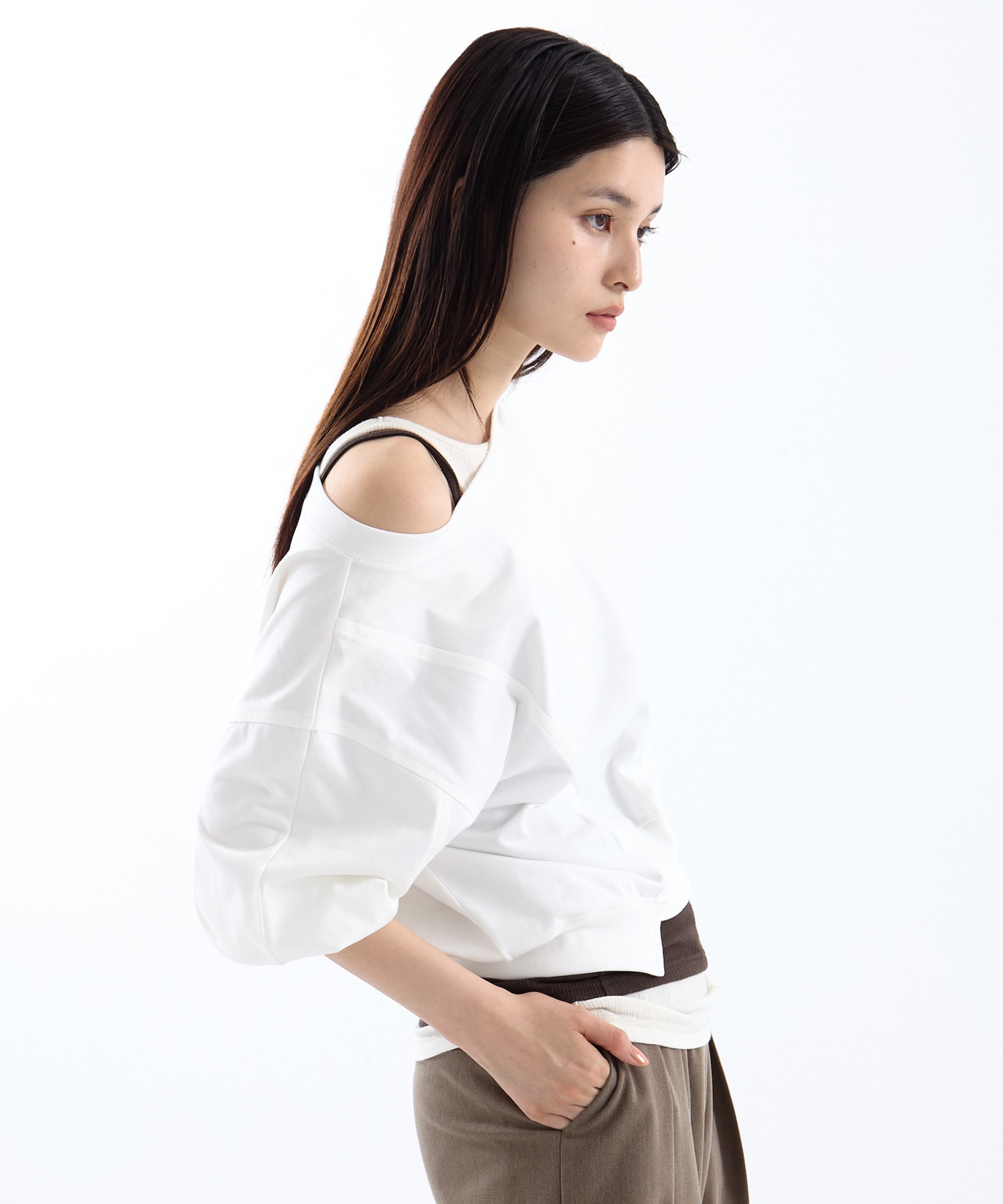 2WAY VOLUME SLEEVE TOPS STUDIOUS