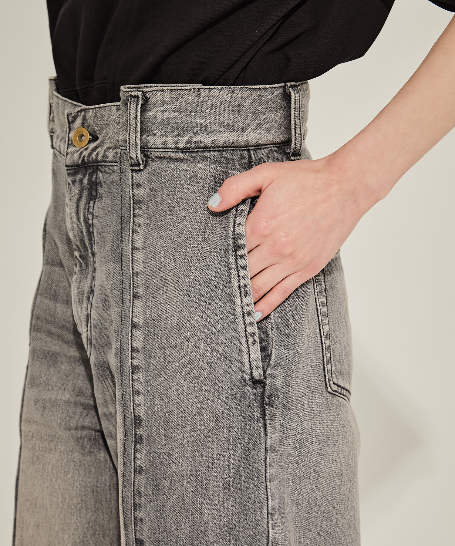 Side Folded Jeans STUDIOUS