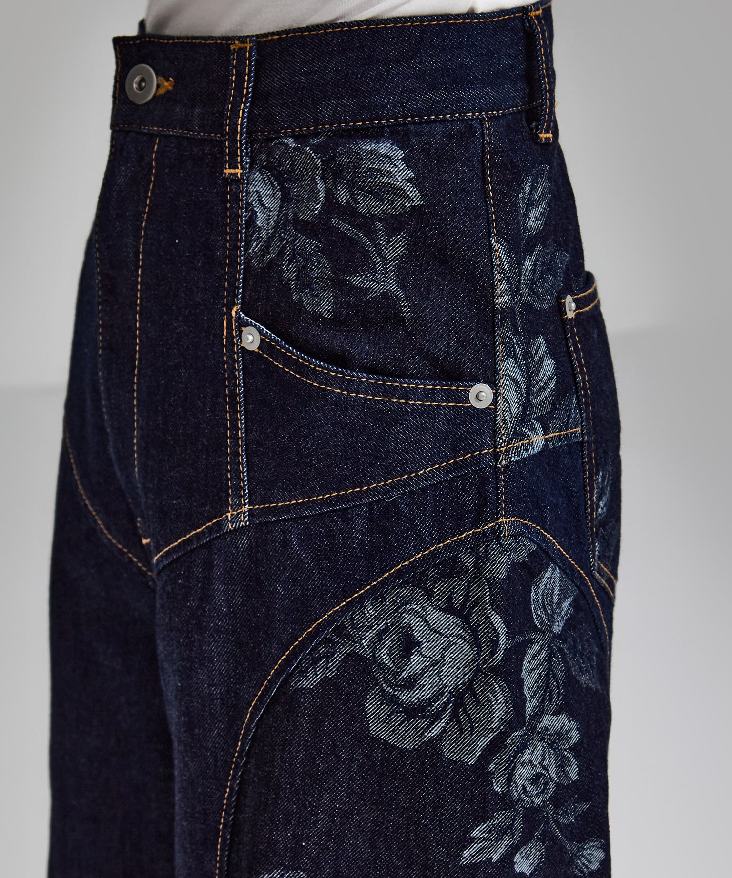 別注  ROSE DENIM PANTS FETICO