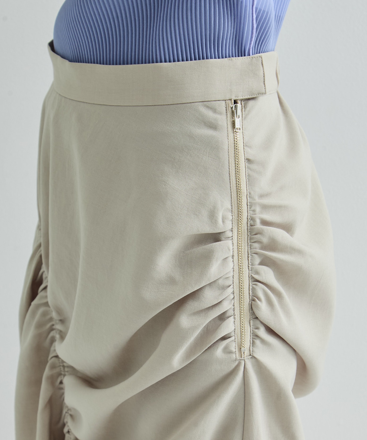 GATHER SHIRRING SKIRT STUDIOUS