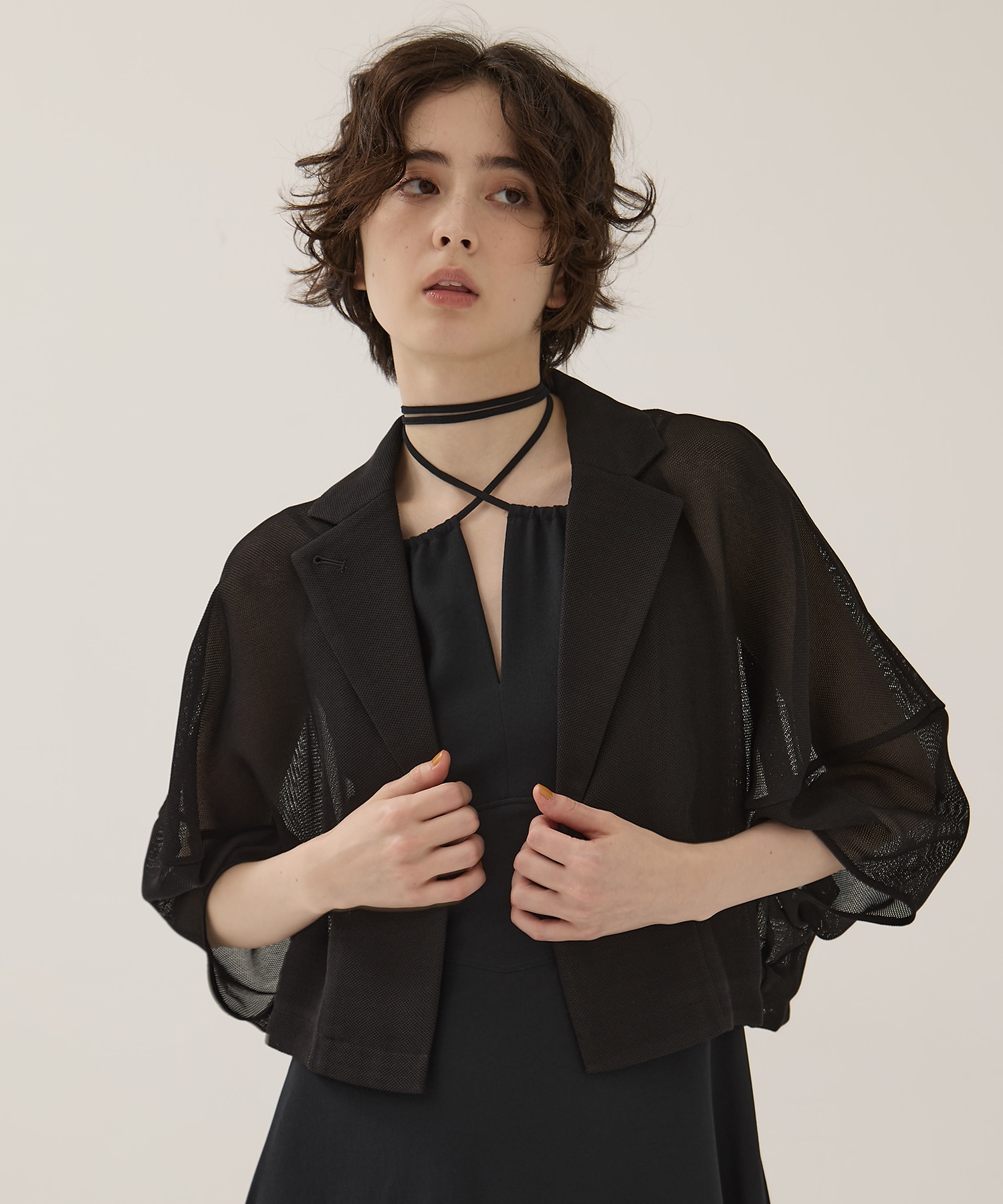 別注MESH LANTERN JACKET CLANE