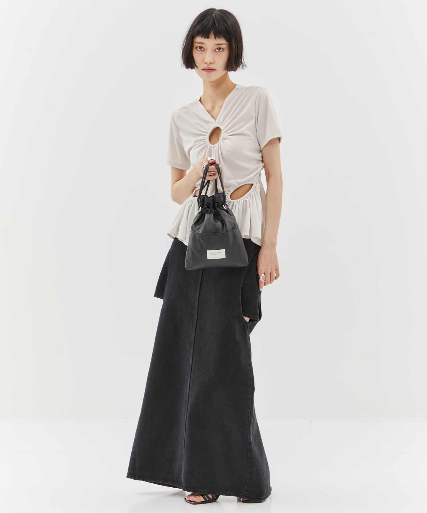 別注2wayショルダー巾着バッグ beautiful people