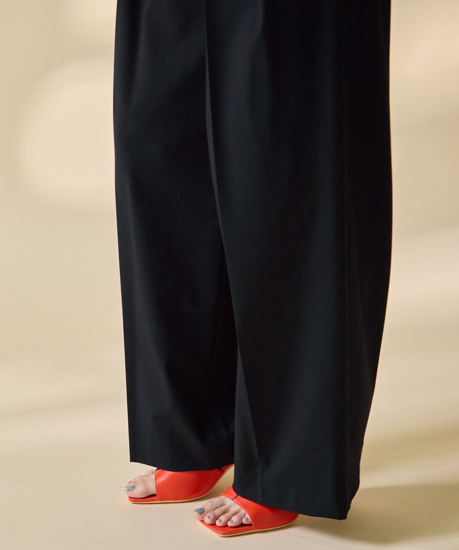Belted High Waist Trousers STUDIOUS