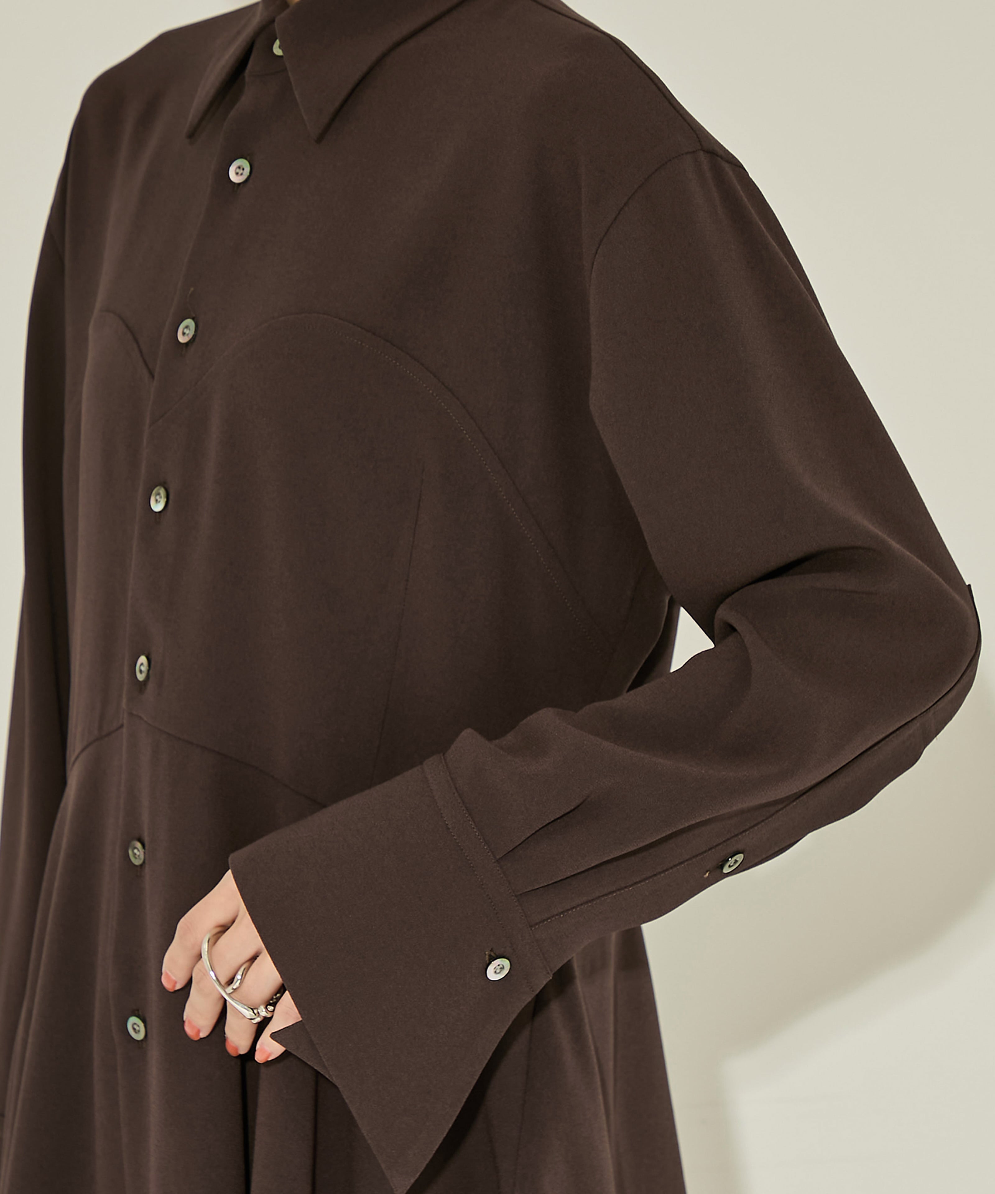 Peplum Hem Shirt UJOH
