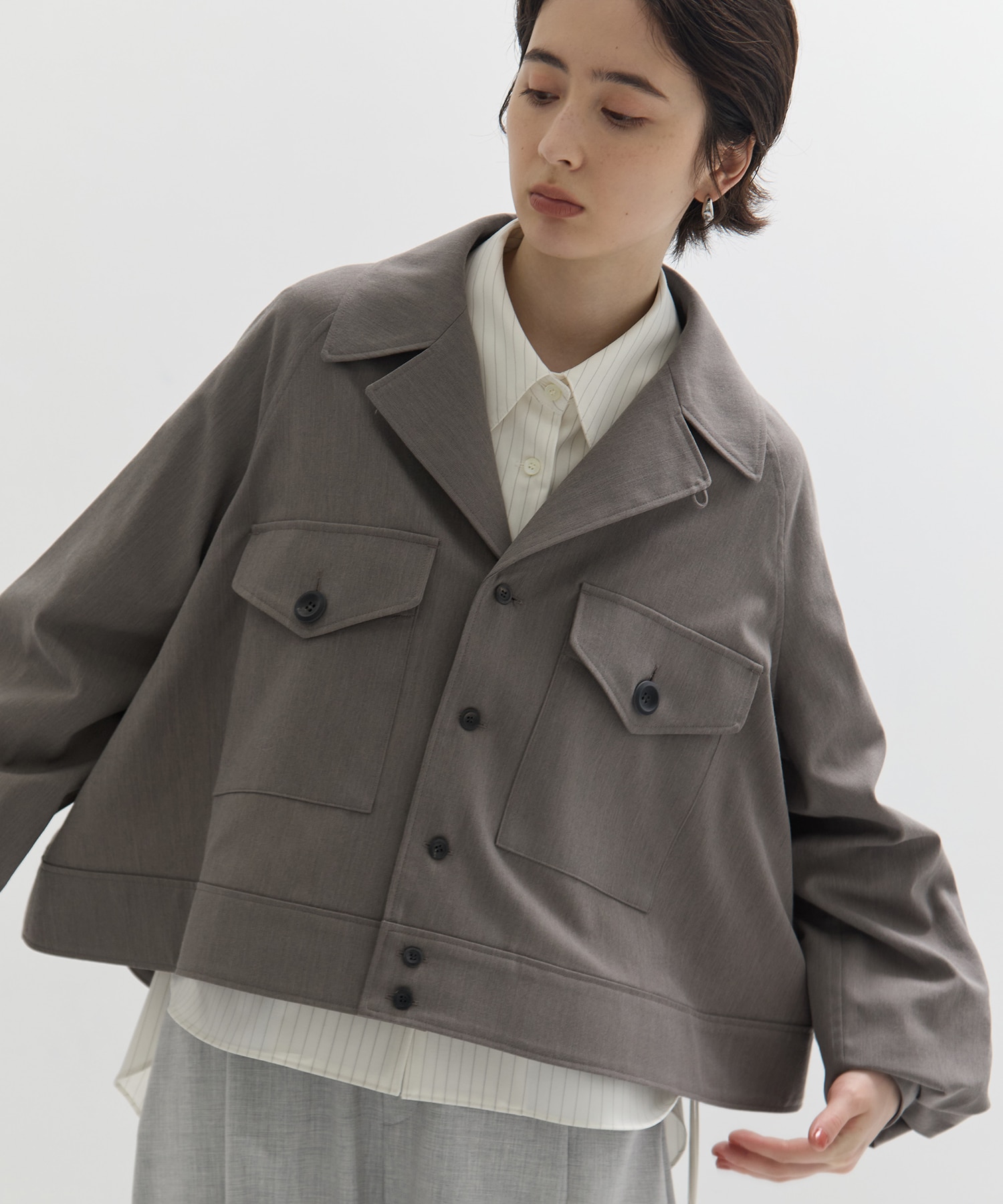 RERACS A-LINE CPO BLOUSE THE RERACS