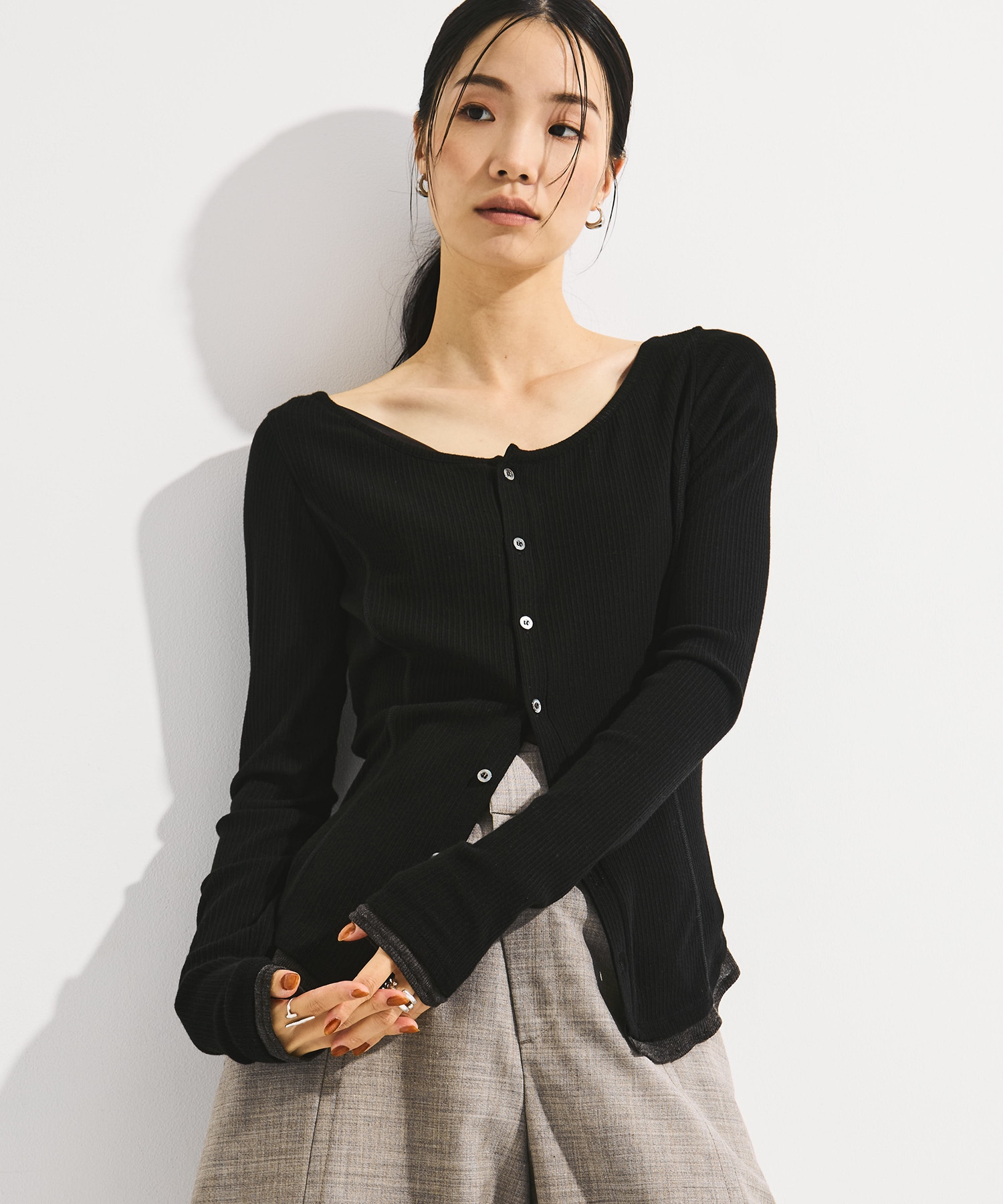 Cashmere Silk Long Tee STUDIOUS