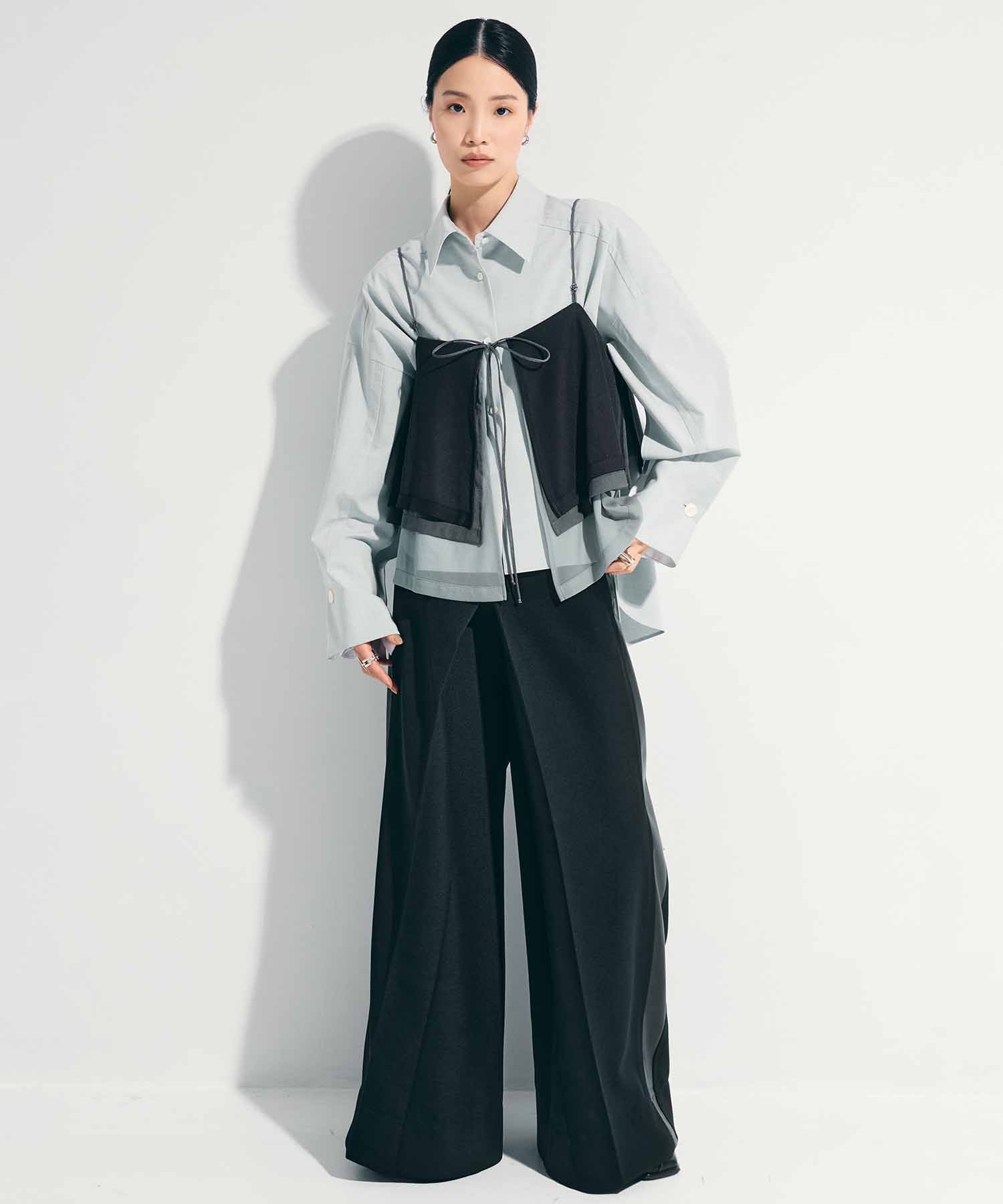 3way Camisole & Sheer Long T STUDIOUS