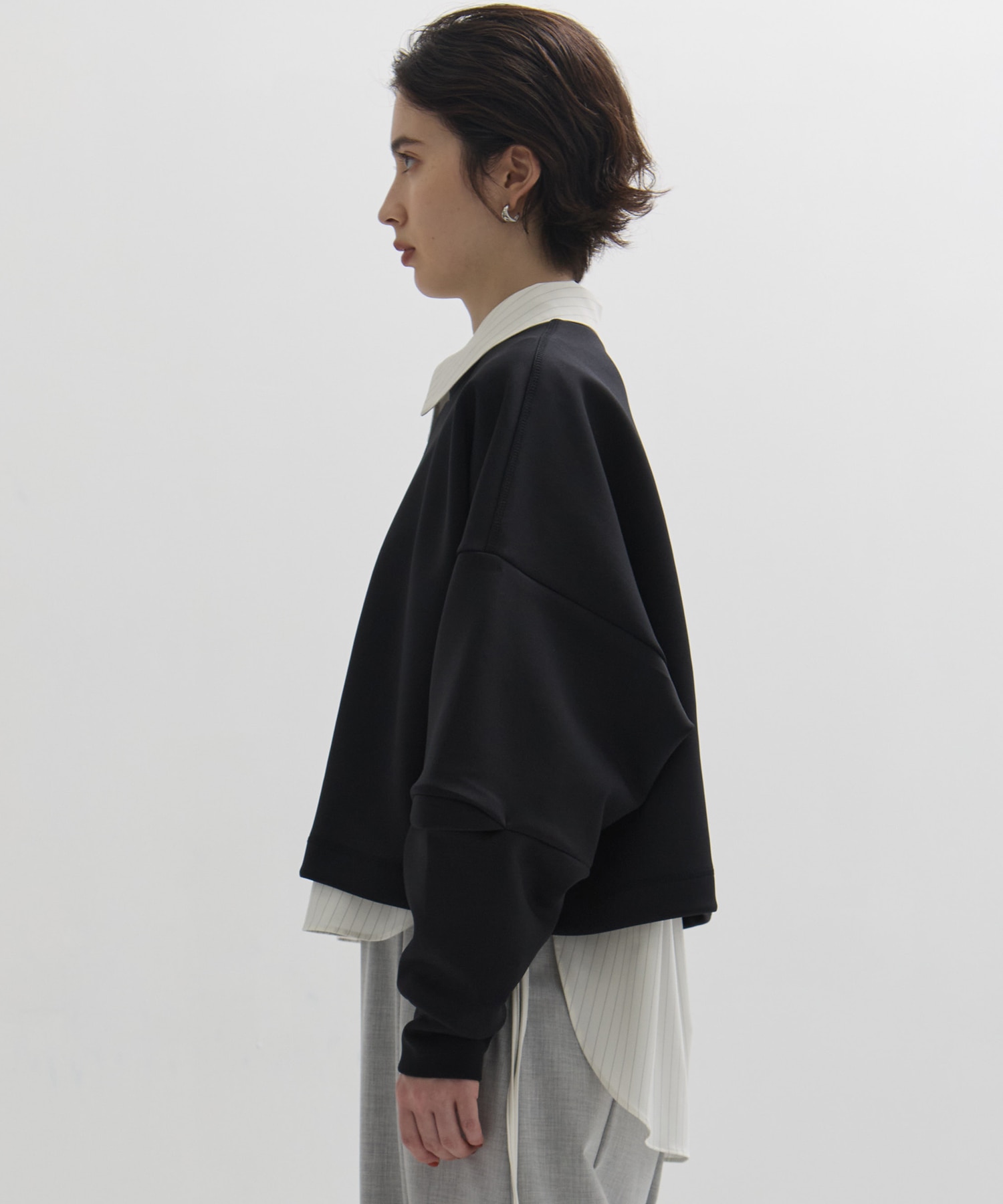 Draw Cord Cropped T UJOH