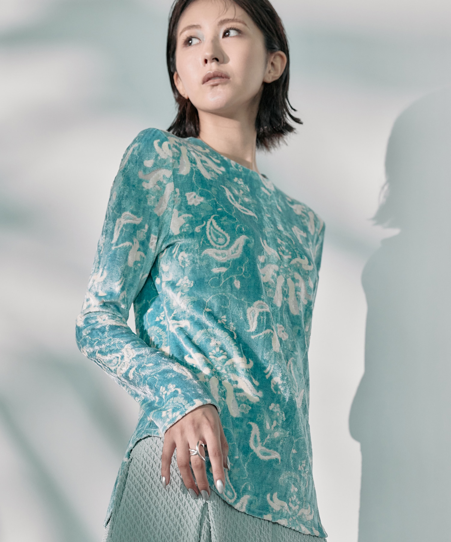 別注 Velour Jersey Top Mame Kurogouchi