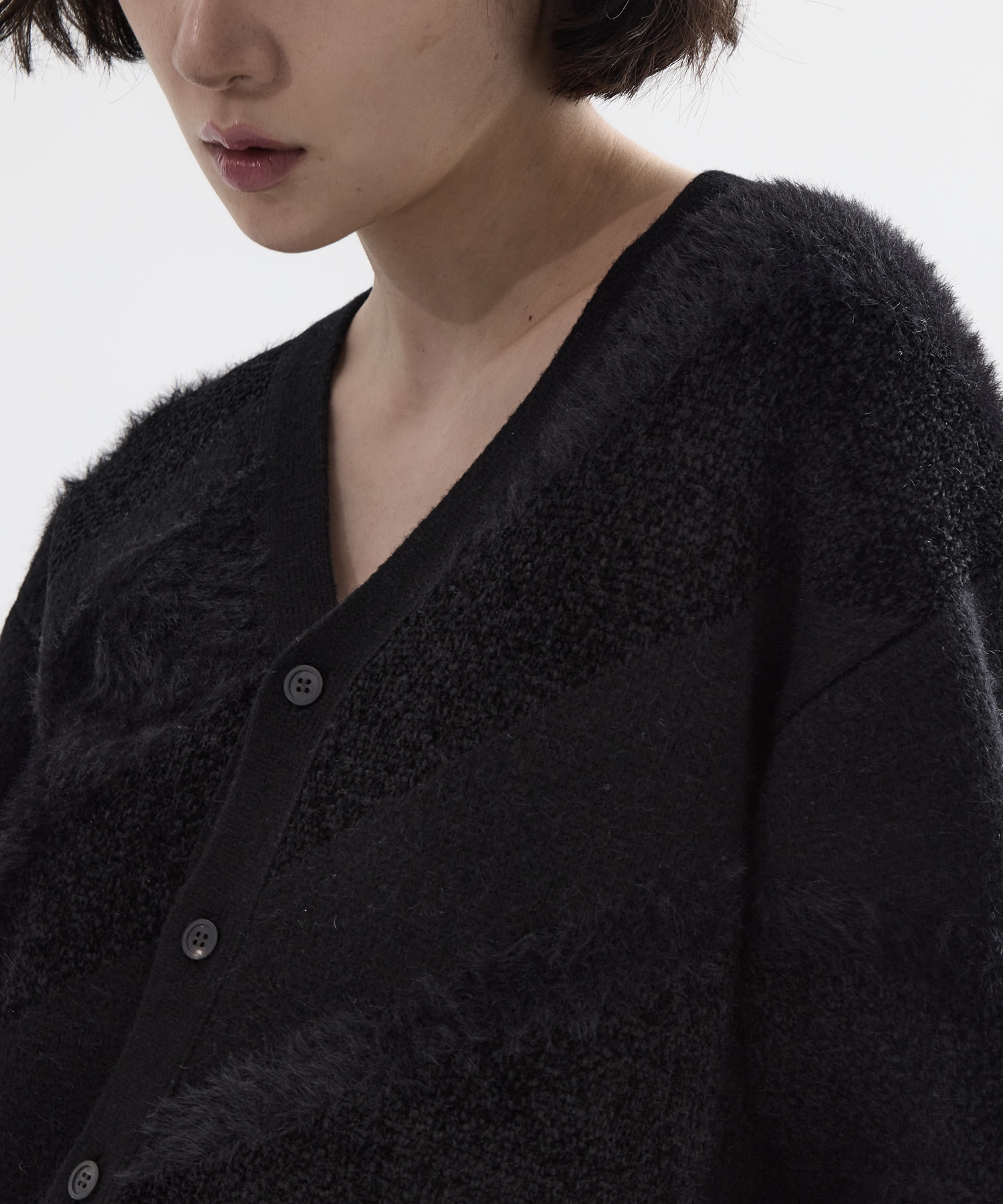 Regimental knit cardigan TOGA