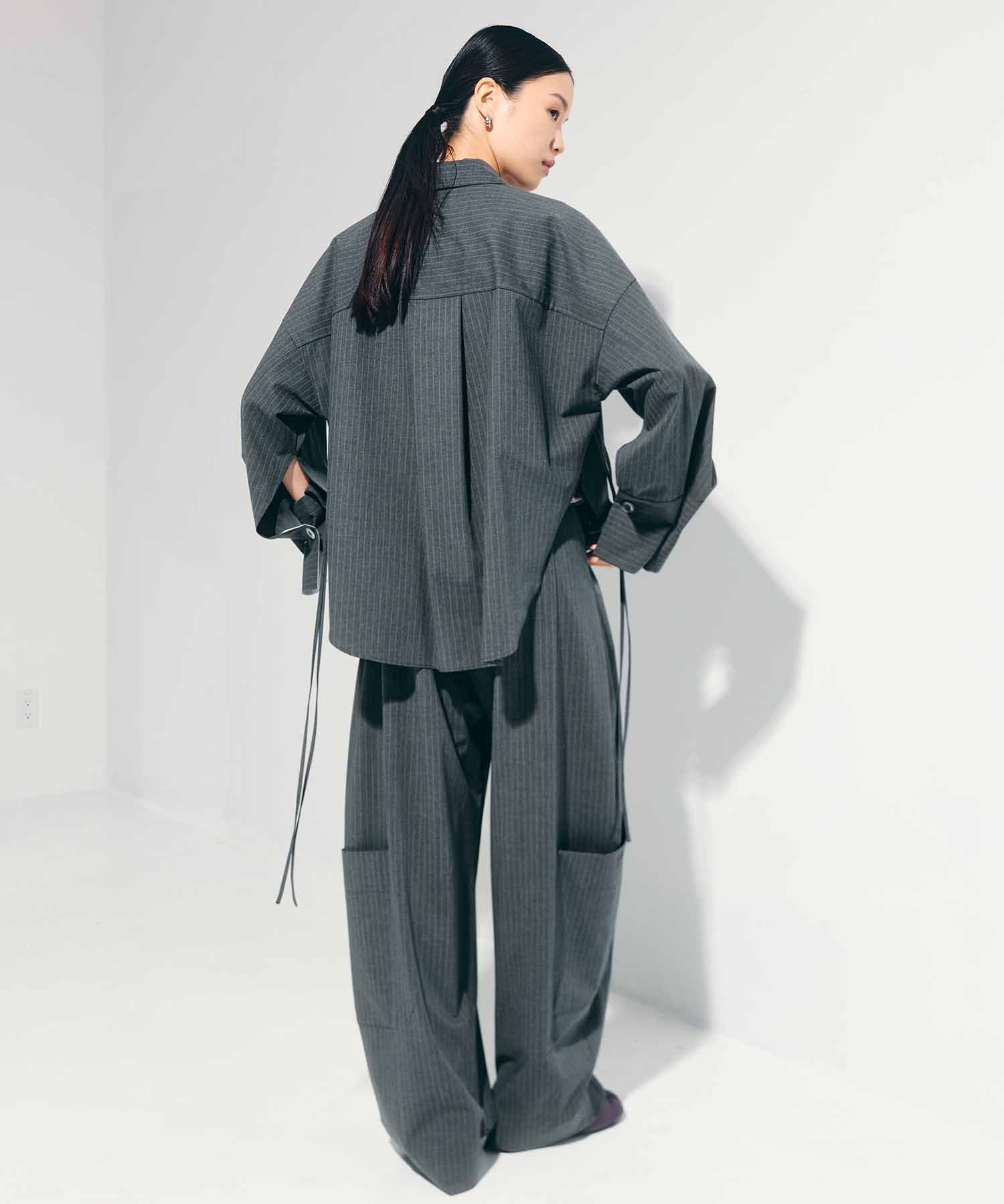 Soft Barrel Leg Cargo Trousers STUDIOUS