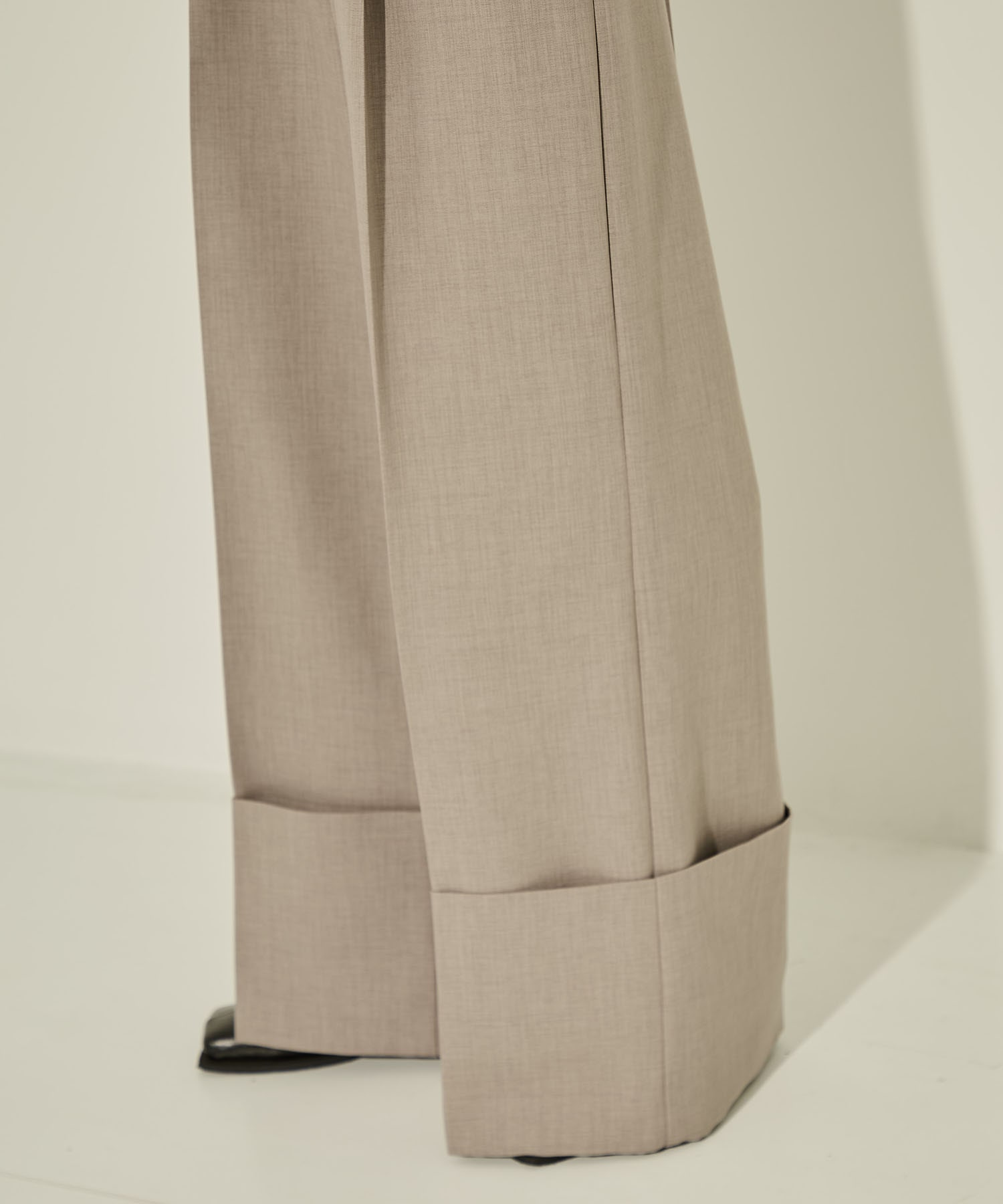 Wide Double Hem Trousers STUDIOUS